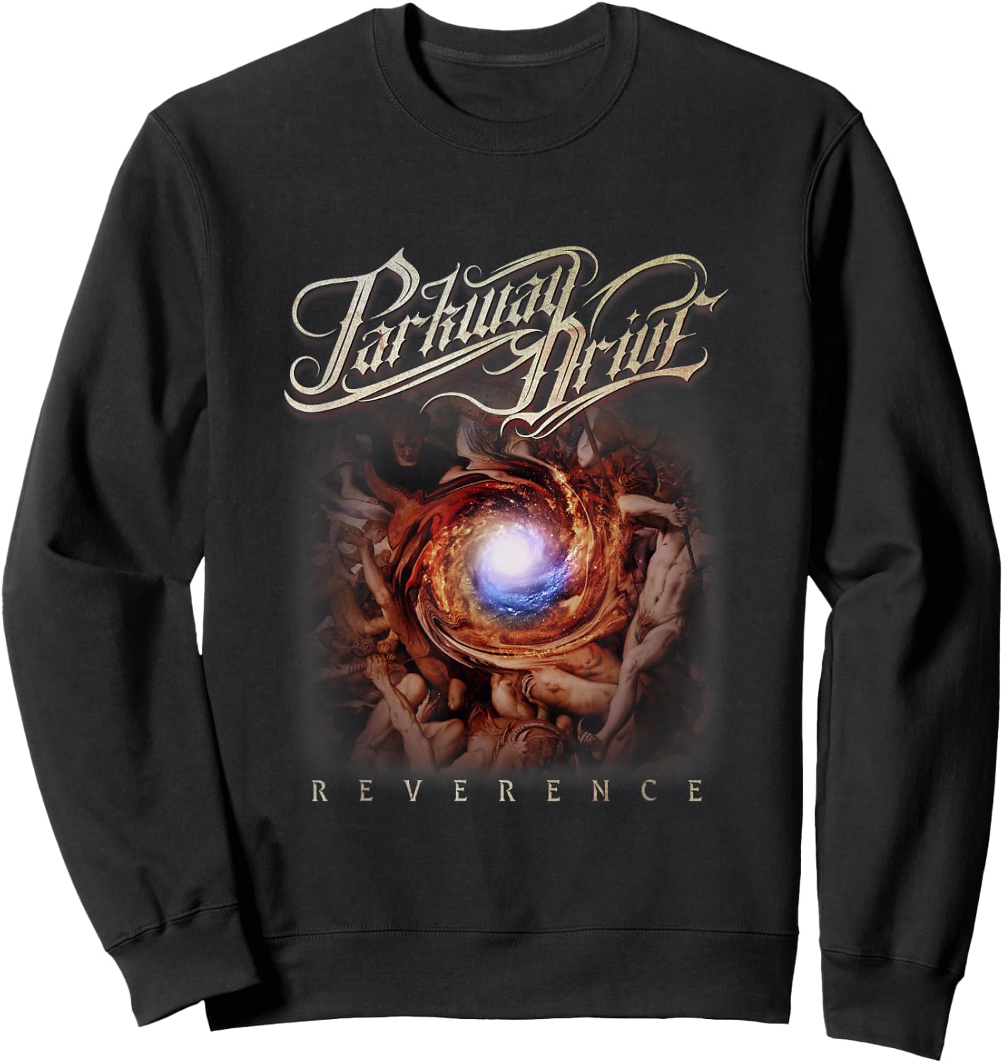 Parkway Drive - Official Merchandise - Black Reverence , -Youth, Small, Short Sleeve Sweatshirt - Sweatshirt | Black