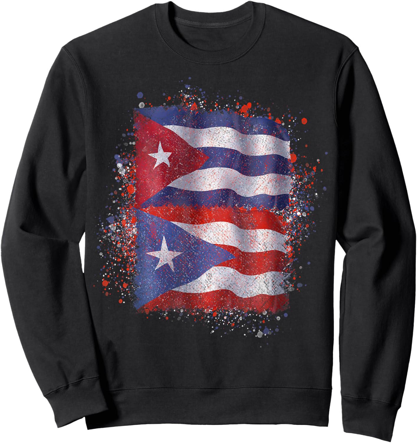 Puerto Rican Cuban Love Sweatshirt - Sweatshirt | Black