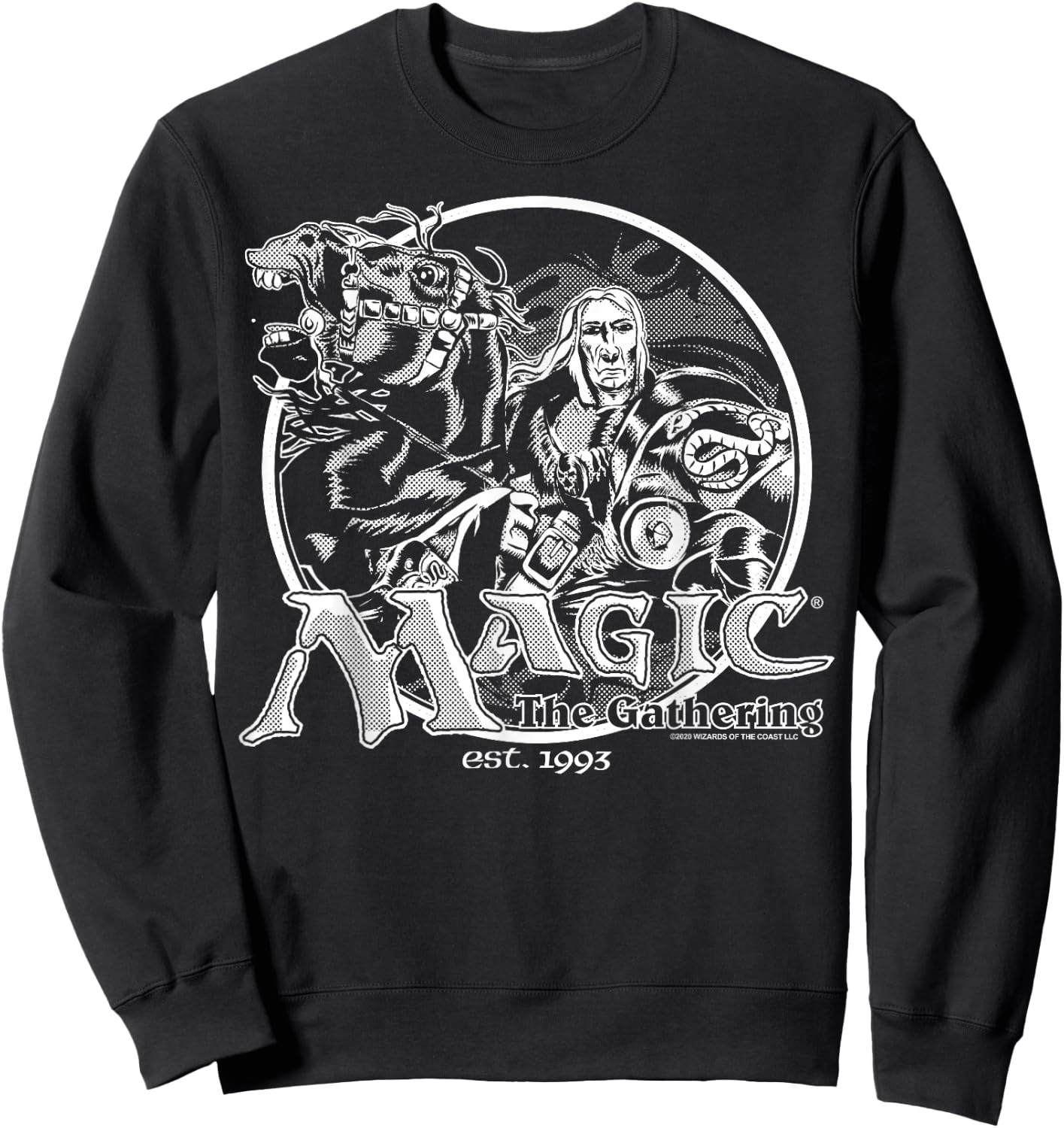 Magic: The Gathering Retro Logo Sweatshirt - Sweatshirt | Black