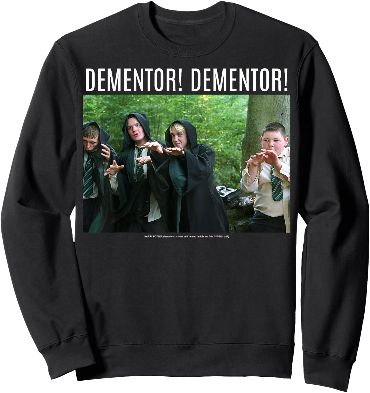 Harry Potter Draco Malfoy Dementor Dementor Portrait Sweatshirt - Sweatshirt | Black