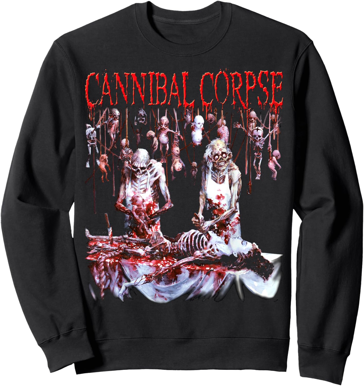 Cannibal Corpse - Official Merchandise - Butchered at Birth Sweatshirt - Sweatshirt | Black