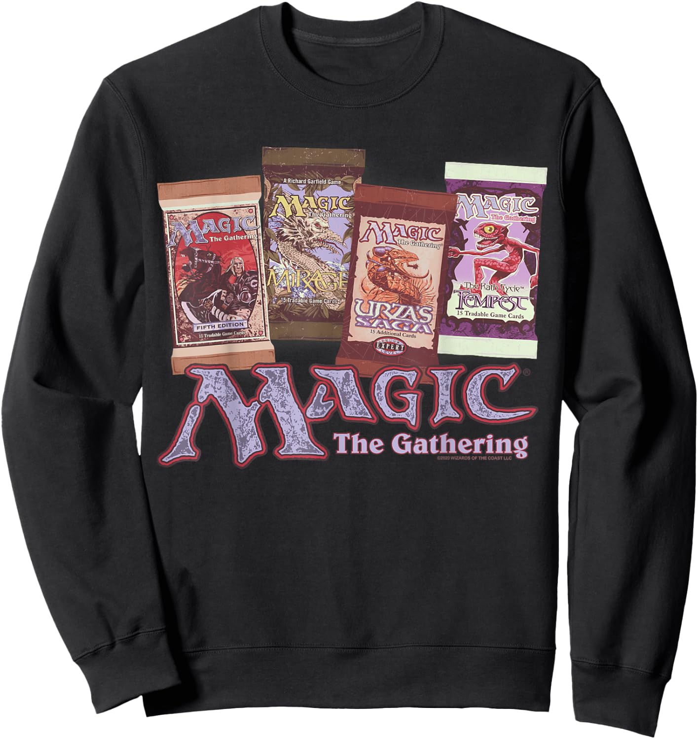 Magic: The Gathering Planeswalker Mandala Small Sweatshirt - Sweatshirt | Black