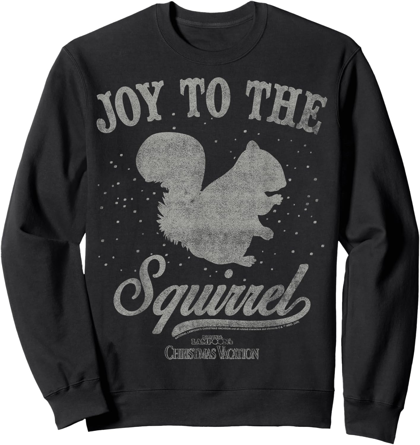National Lampoon's Christmas Vacation Joy to The Squirrel Sweatshirt - Sweatshirt | Black