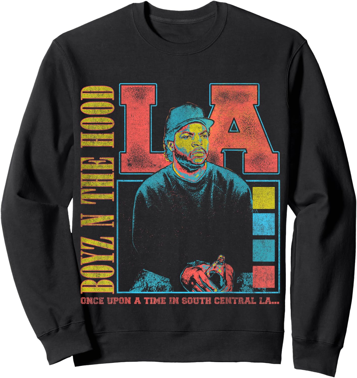 Boyz in The Hood Doughboy LA Portrait Small Sweatshirt - Sweatshirt | Black