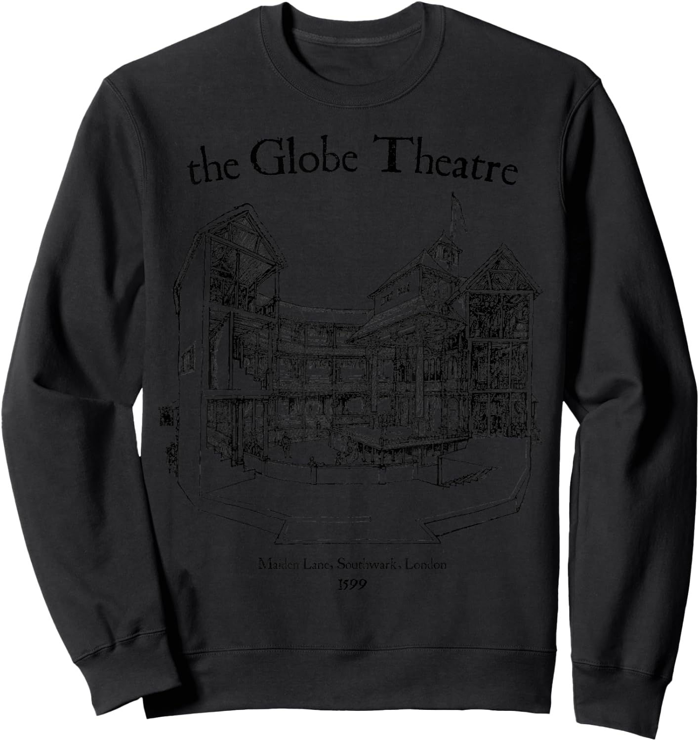 Shakespeare's Globe Theatre Sweatshirt - Sweatshirt | Black