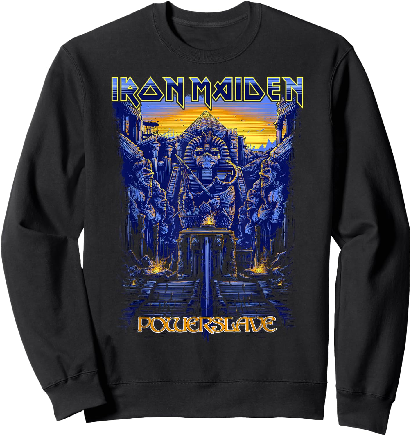 Iron Maiden - Powerslave Rework Dark Ink Sweatshirt - Sweatshirt | Black