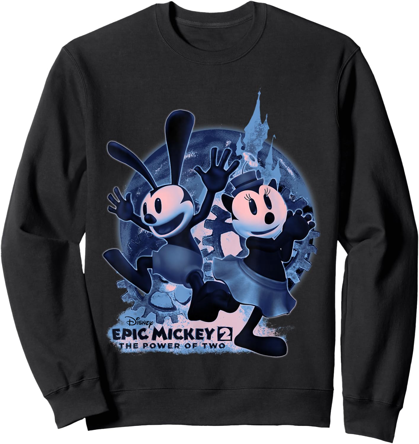 Disney Epic Mickey 2 The Power Of Two Group Portrait Sweatshirt - Sweatshirt | Black