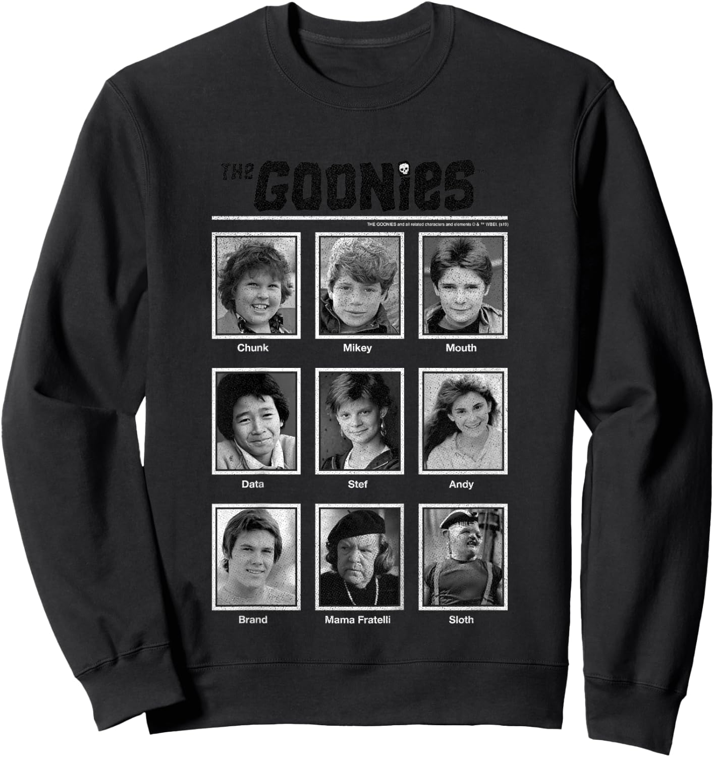 Kids The Goonies Yearbook Sweatshirt - Sweatshirt | Black
