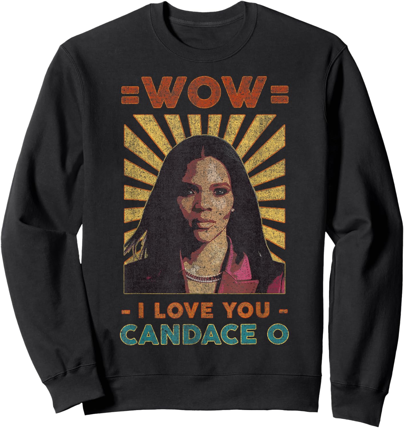I Support Candace Owens for Republican President 2024, Retro Sweatshirt - Sweatshirt | Black
