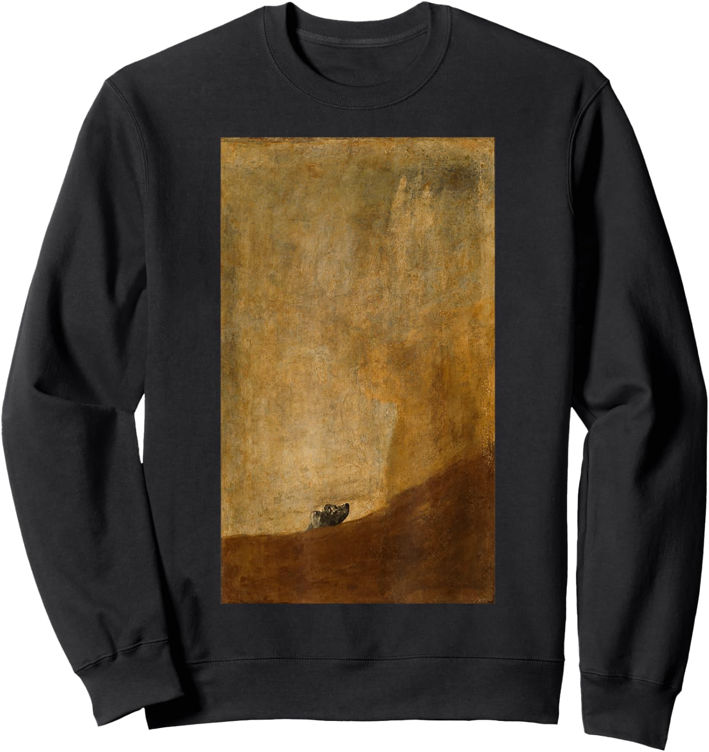 Francisco Goya Dog Painting Men Women Sweatshirt - Sweatshirt | Black