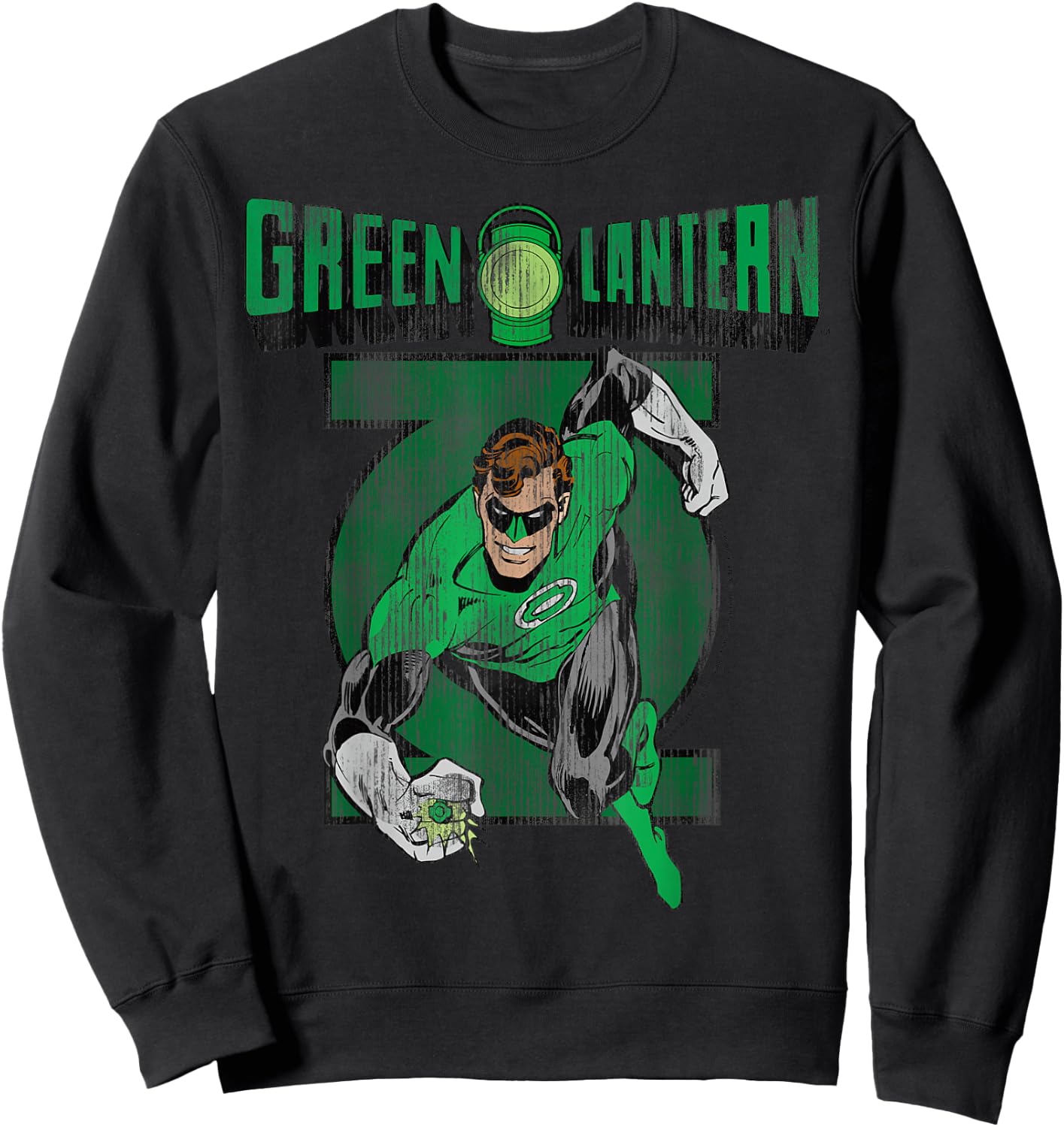 DC Comics The Green Lantern Run Hal Sweatshirt - Sweatshirt | Black