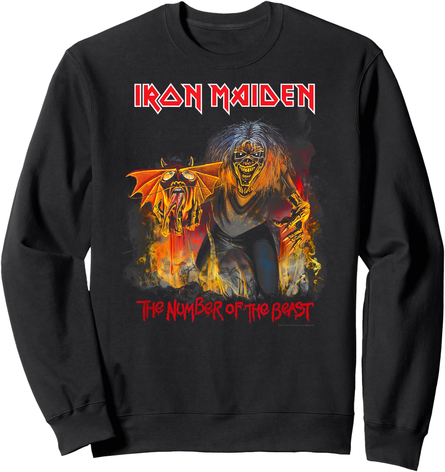 Iron Maiden Legacy Collection Number of The Beast Sweatshirt - Sweatshirt | Black