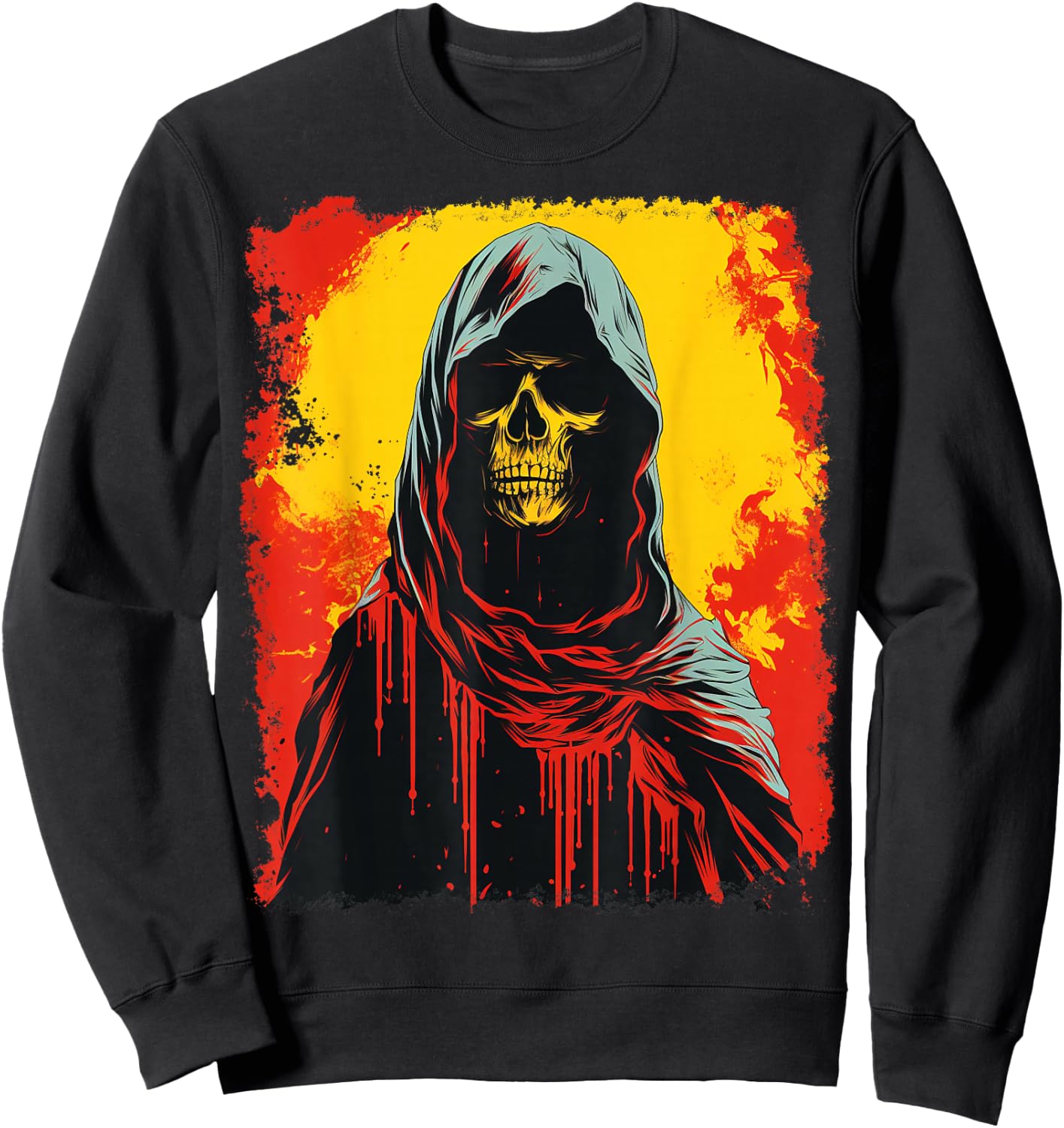 Grim Reaper Death Sweatshirt - Sweatshirt | Black