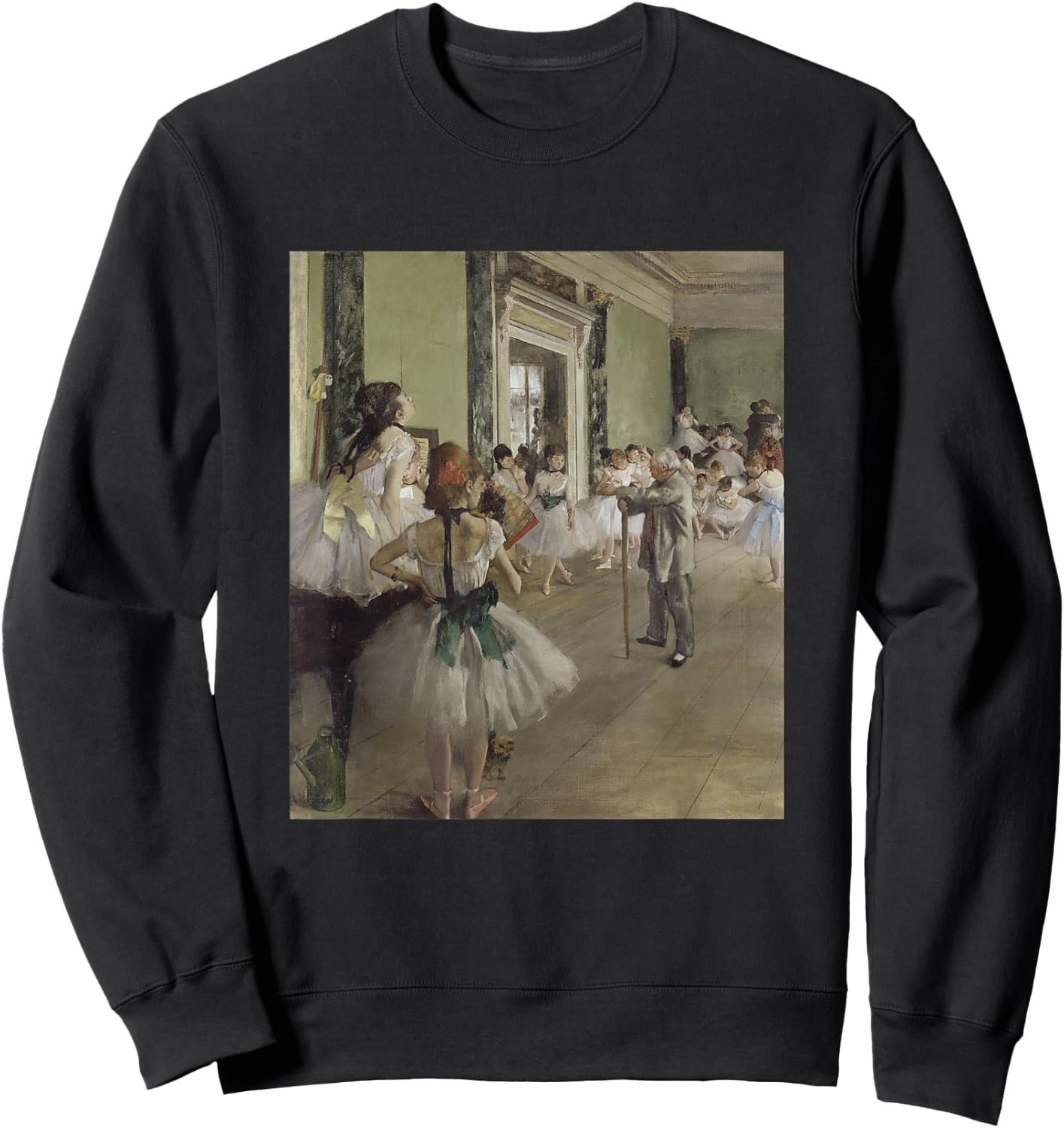 Edgar Degas The Dance Class (La Classe de Danse) Ballet Art Sweatshirt - Sweatshirt | Black