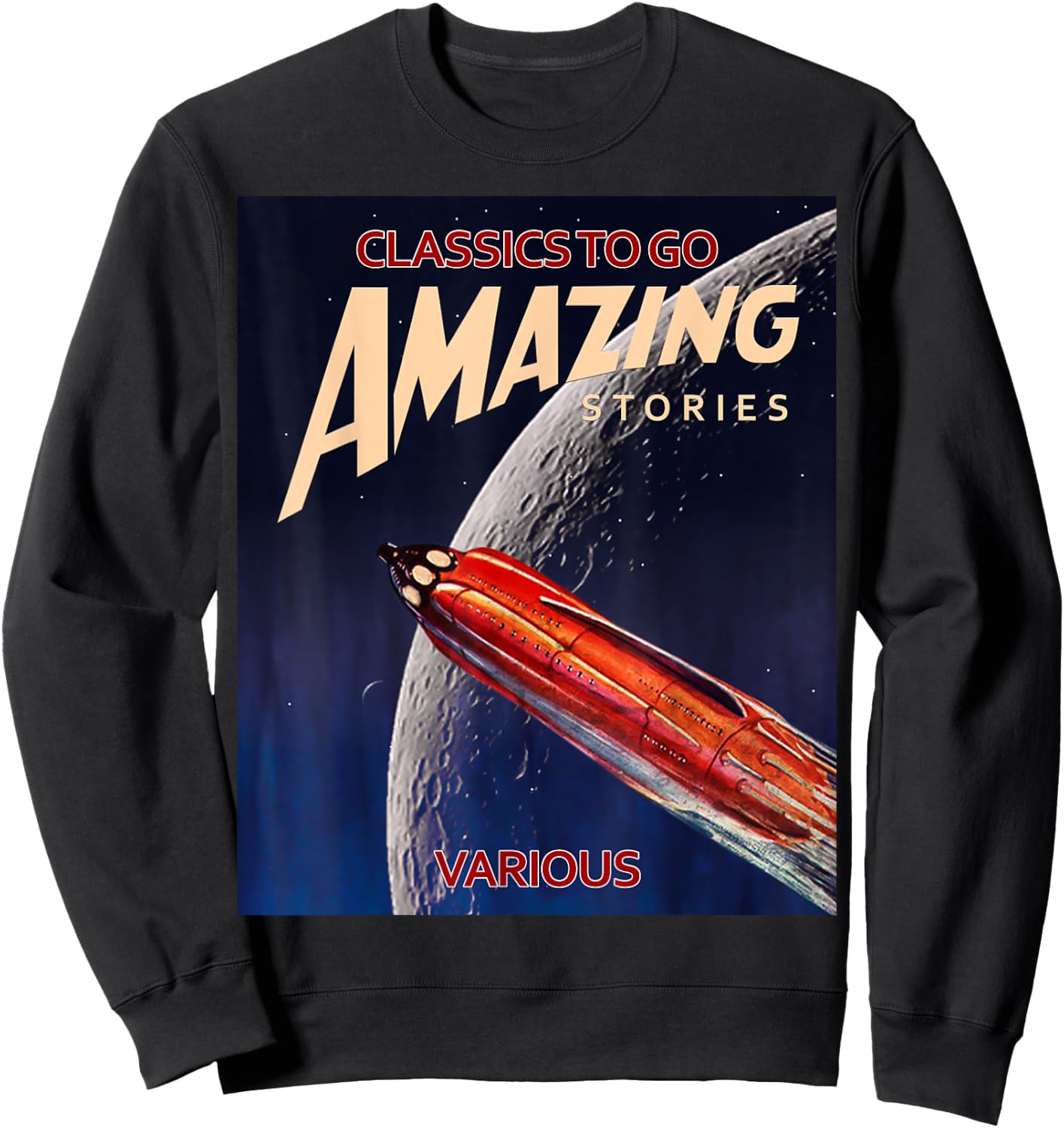 Amazing Stories Science Fiction Sweatshirt - Sweatshirt | Black
