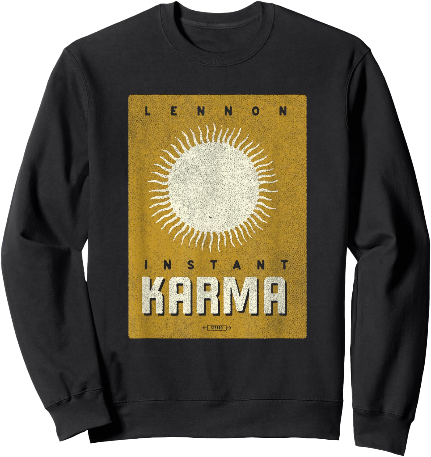 John Lennon - Instant Karma Sun Sweatshirt - Sweatshirt | Black