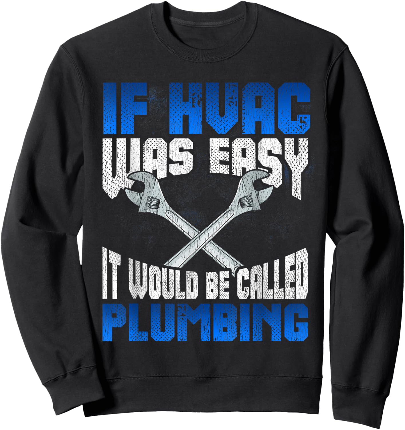 Cute Air Conditioning Tech Plumbing Humor Designs Adult Funny HVAC Gift Black Small Classic Fit Short Sleeve Letter Print Modern Humor Sweatshirt - Sweatshirt | Black