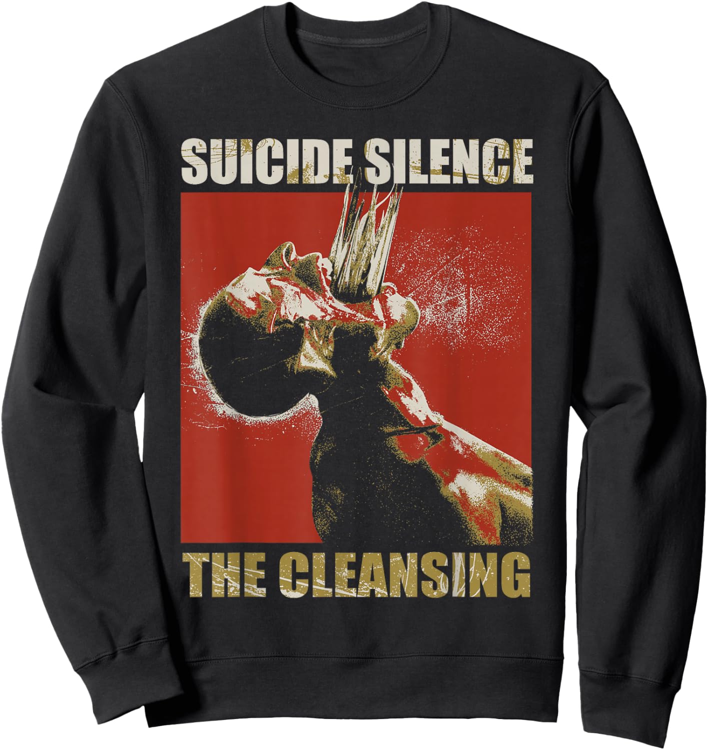 Suicide Silence - Official Merchandise - Cleansing Block Sweatshirt - Sweatshirt | Black