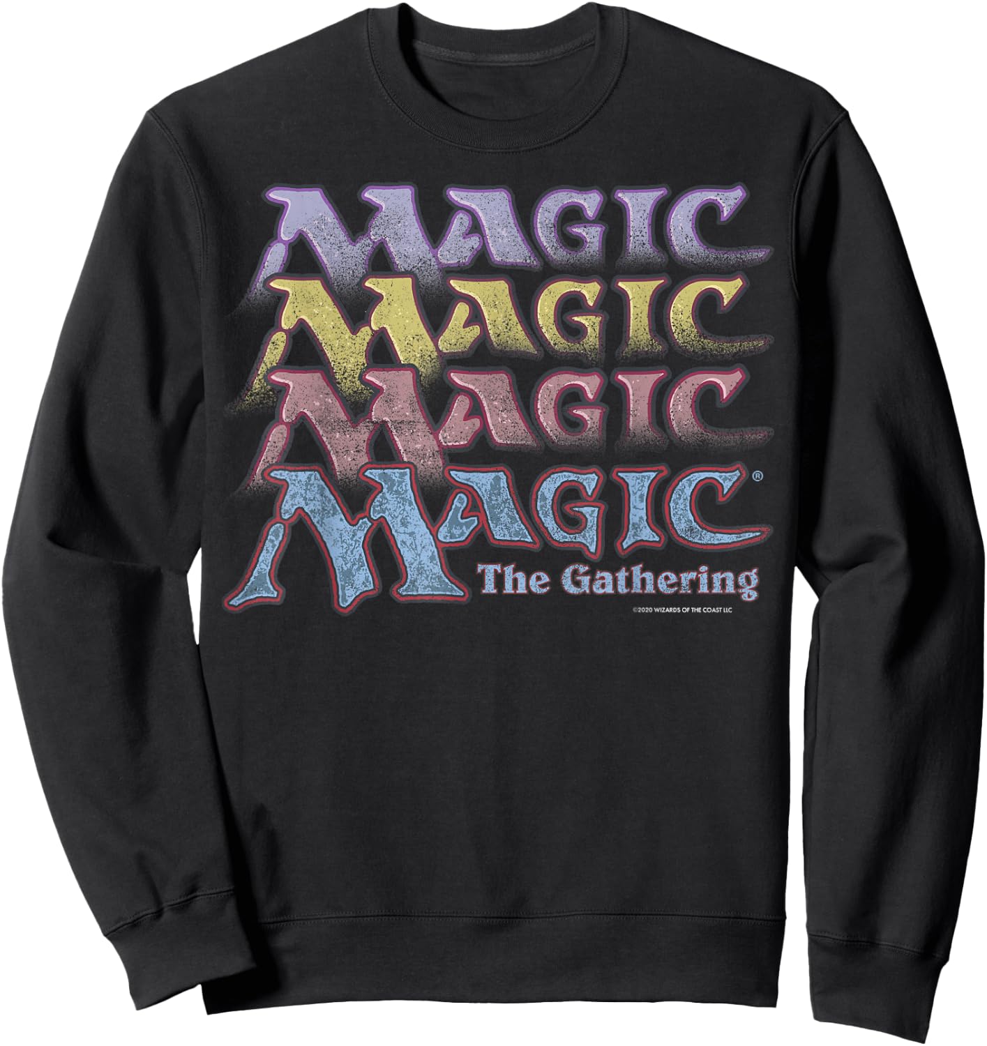 Magic: The Gathering Retro Logo Stack Sweatshirt - Sweatshirt | Black