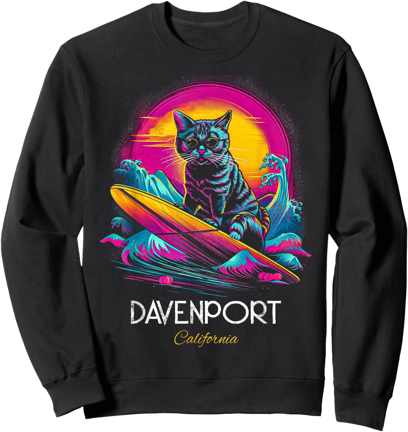 Davenport California Sweatshirt - Sweatshirt | Black