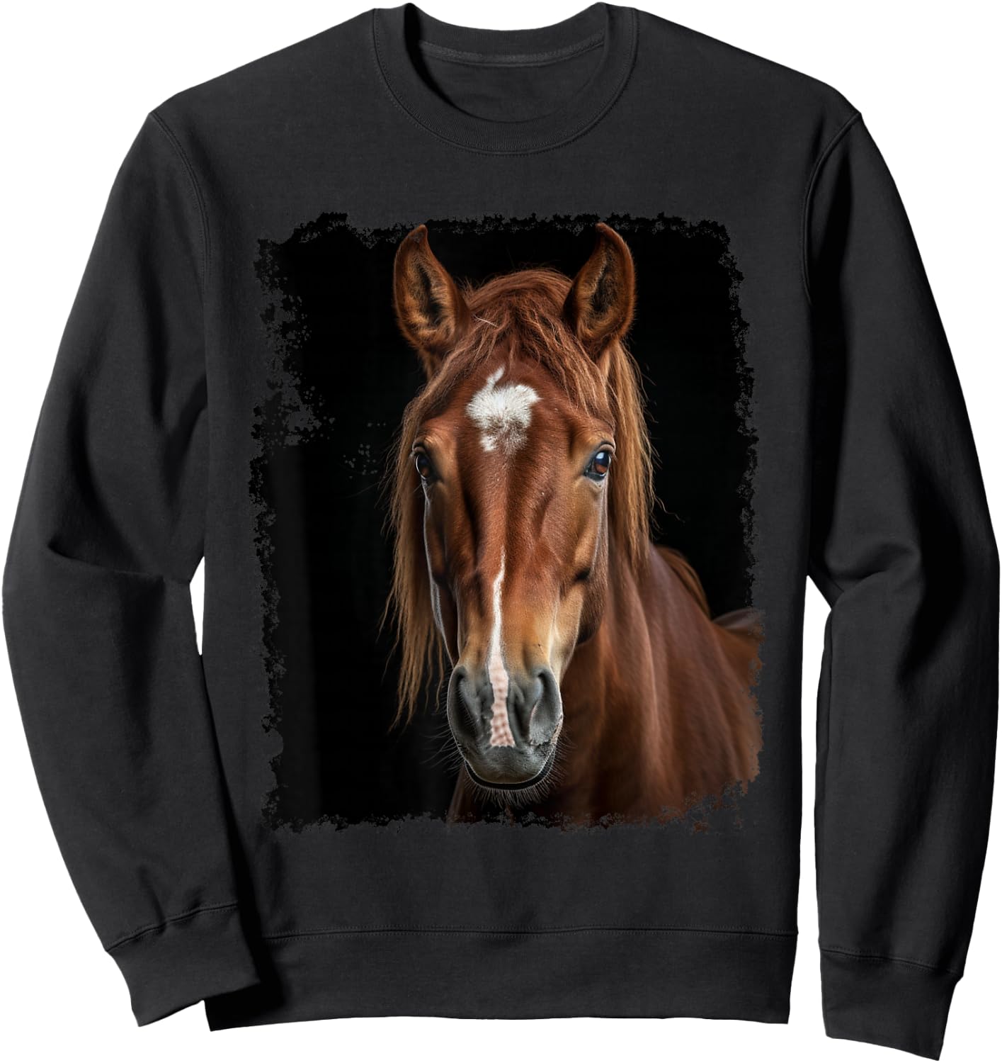 Real Horse Sweatshirt - Sweatshirt | Black