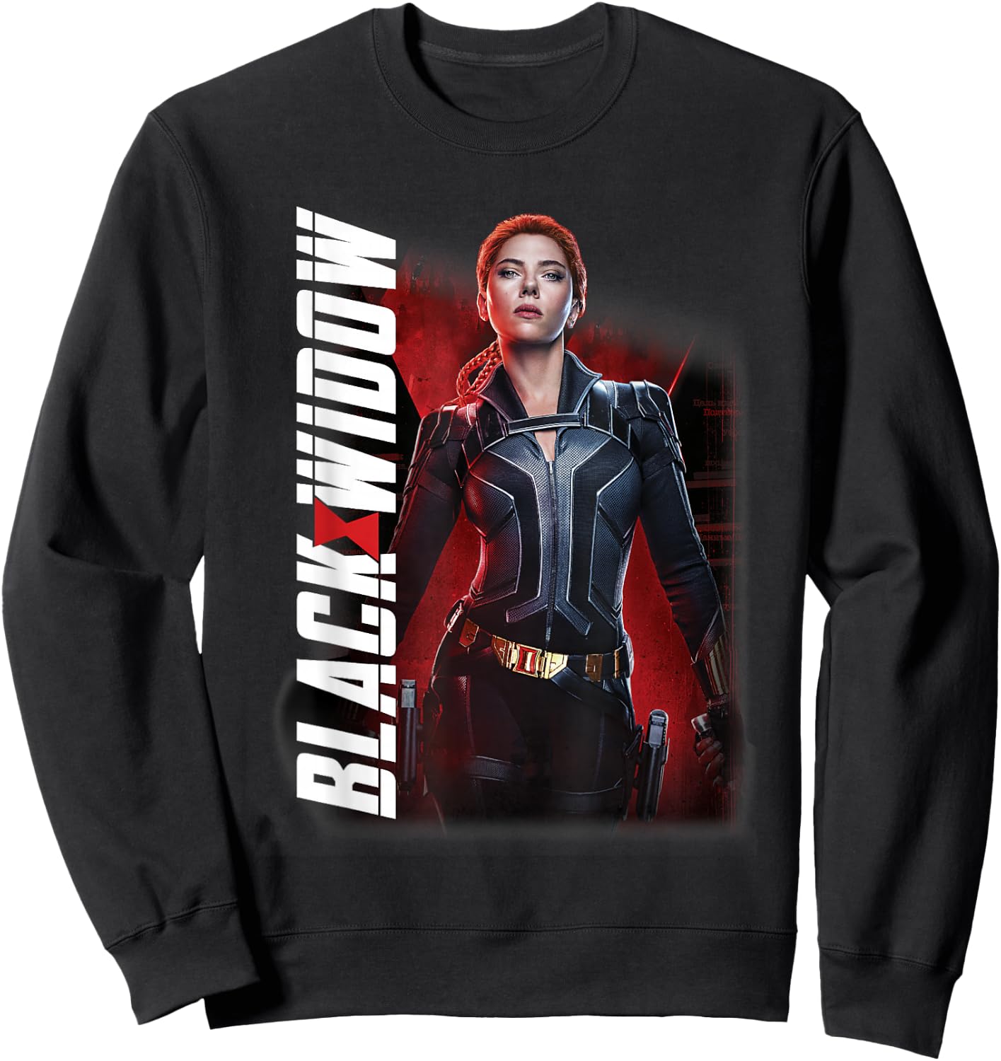 Marvel Black Widow Character Portrait Sweatshirt - Sweatshirt | Black
