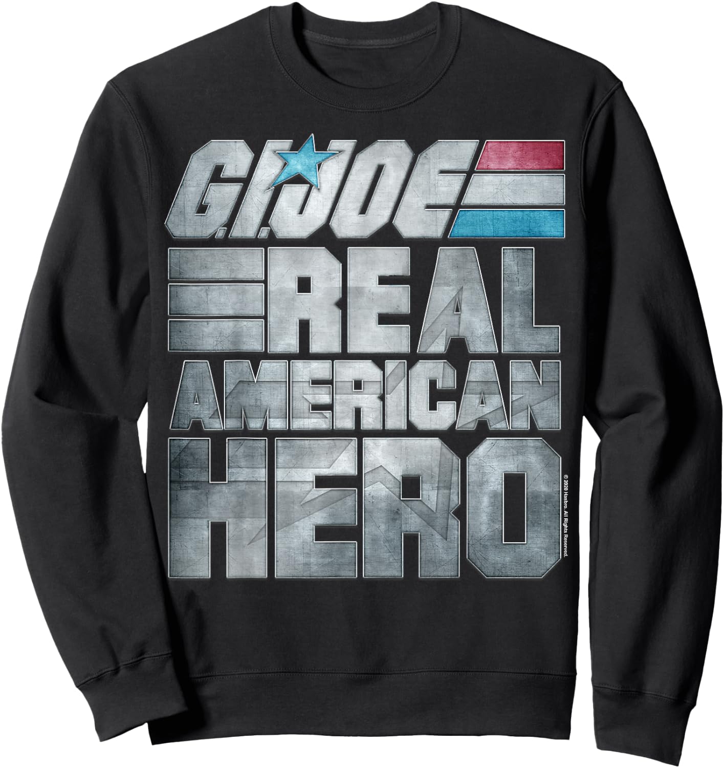 G.I. Joe Real American Hero Metallic Block Logo Sweatshirt - Sweatshirt | Black