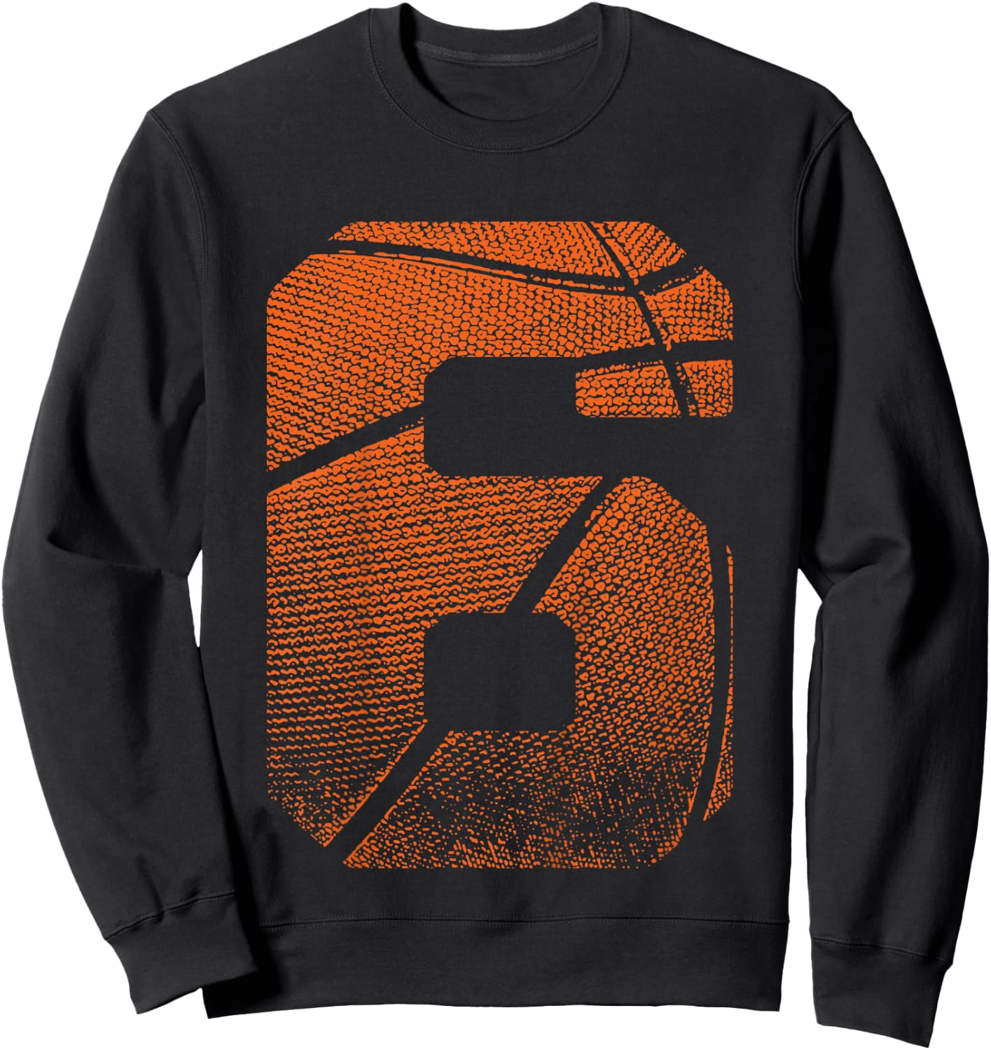 Kids 6th Birthday Boy Basketball Player Basketball 6 Years Old Sweatshirt - Sweatshirt | Black