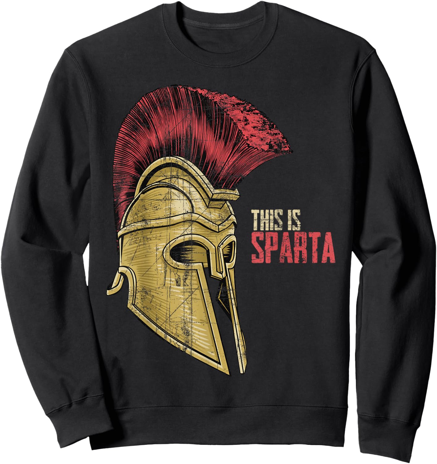This is Sparta Warrior Helmet Sweatshirt - Sweatshirt | Black