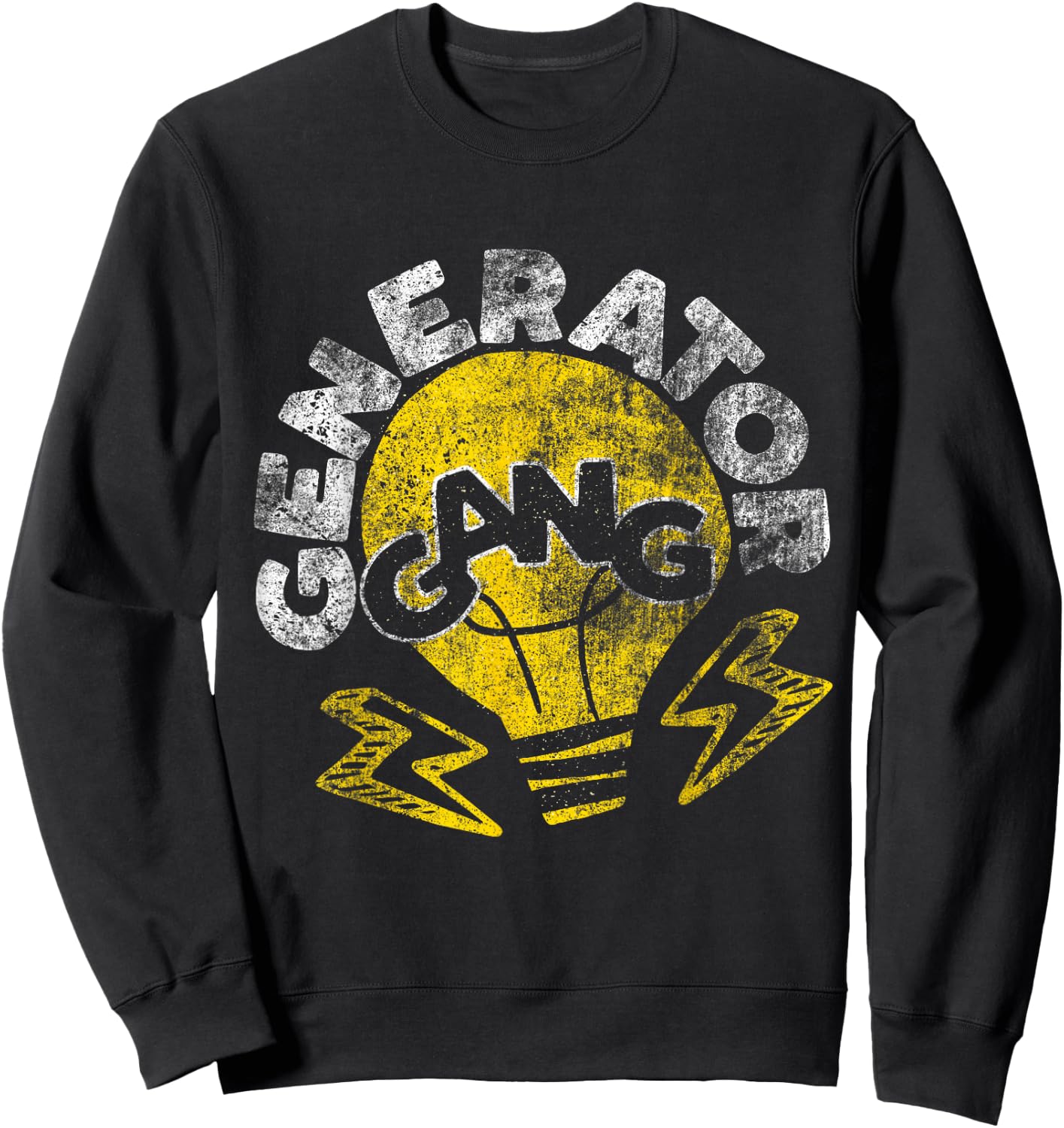Funny Electrician - Generator Gang Electrical Engineer Sweatshirt - Sweatshirt | Black