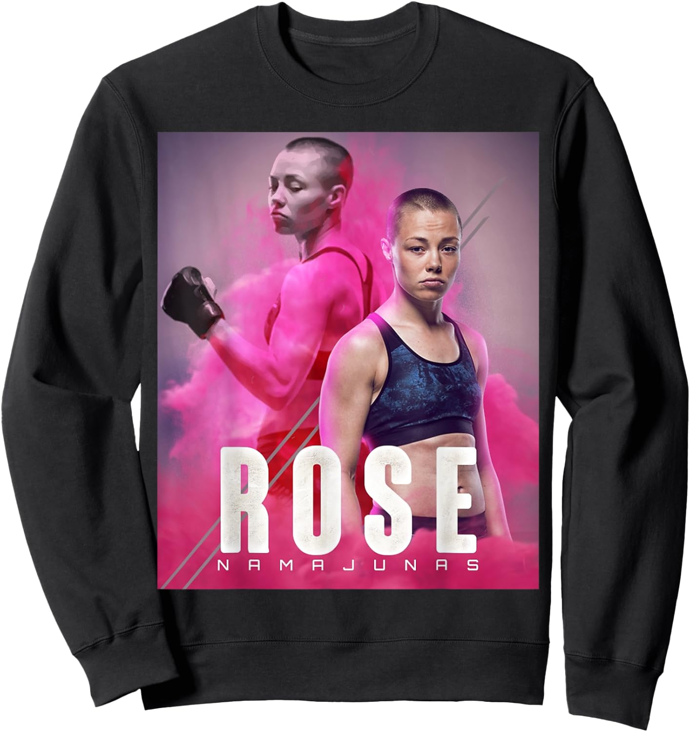 Thug Rose - Female MMA World Champion Fighter Sweatshirt - Sweatshirt | Black