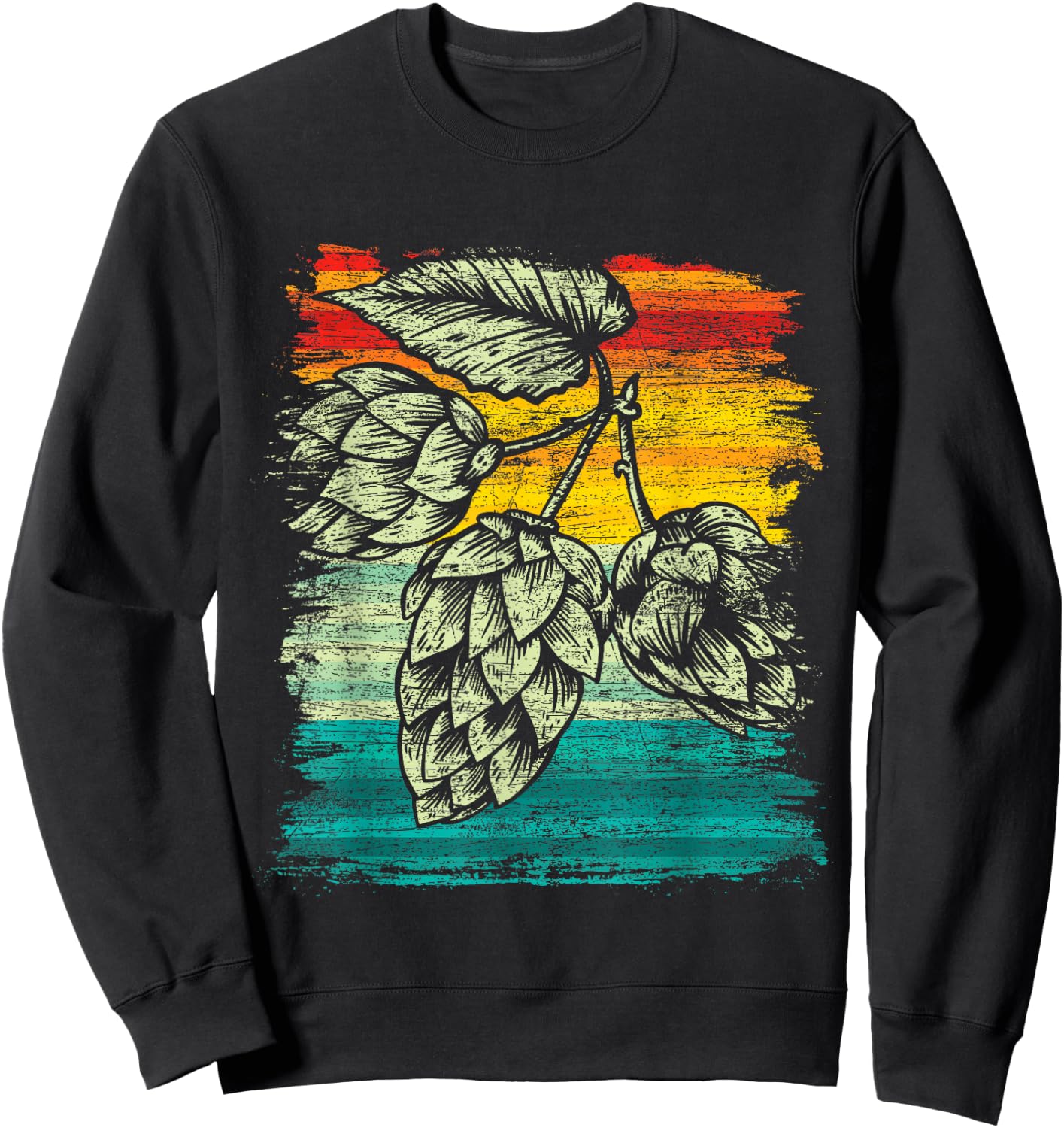 Retro Craft Beer Sweatshirt - Sweatshirt | Black