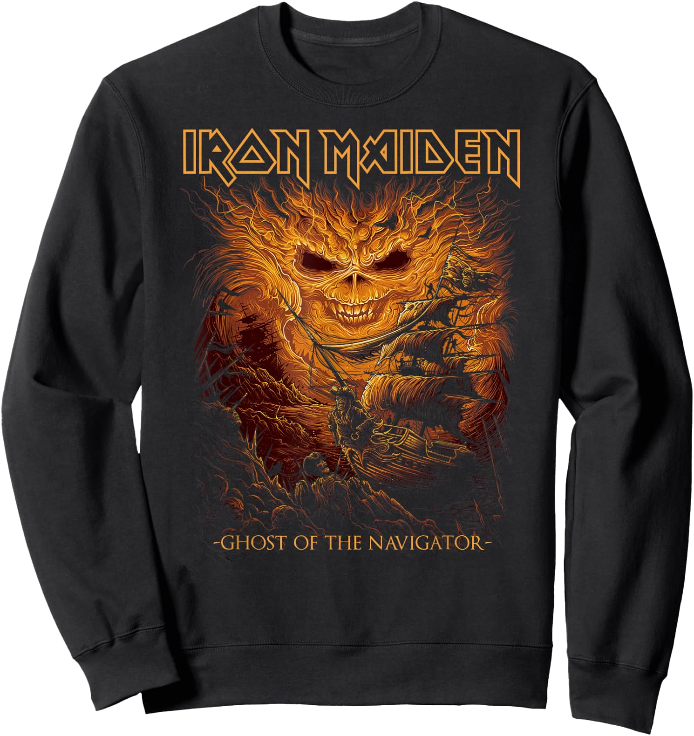 Iron Maiden - Ghost of the Navigator Sweatshirt - Sweatshirt | Black