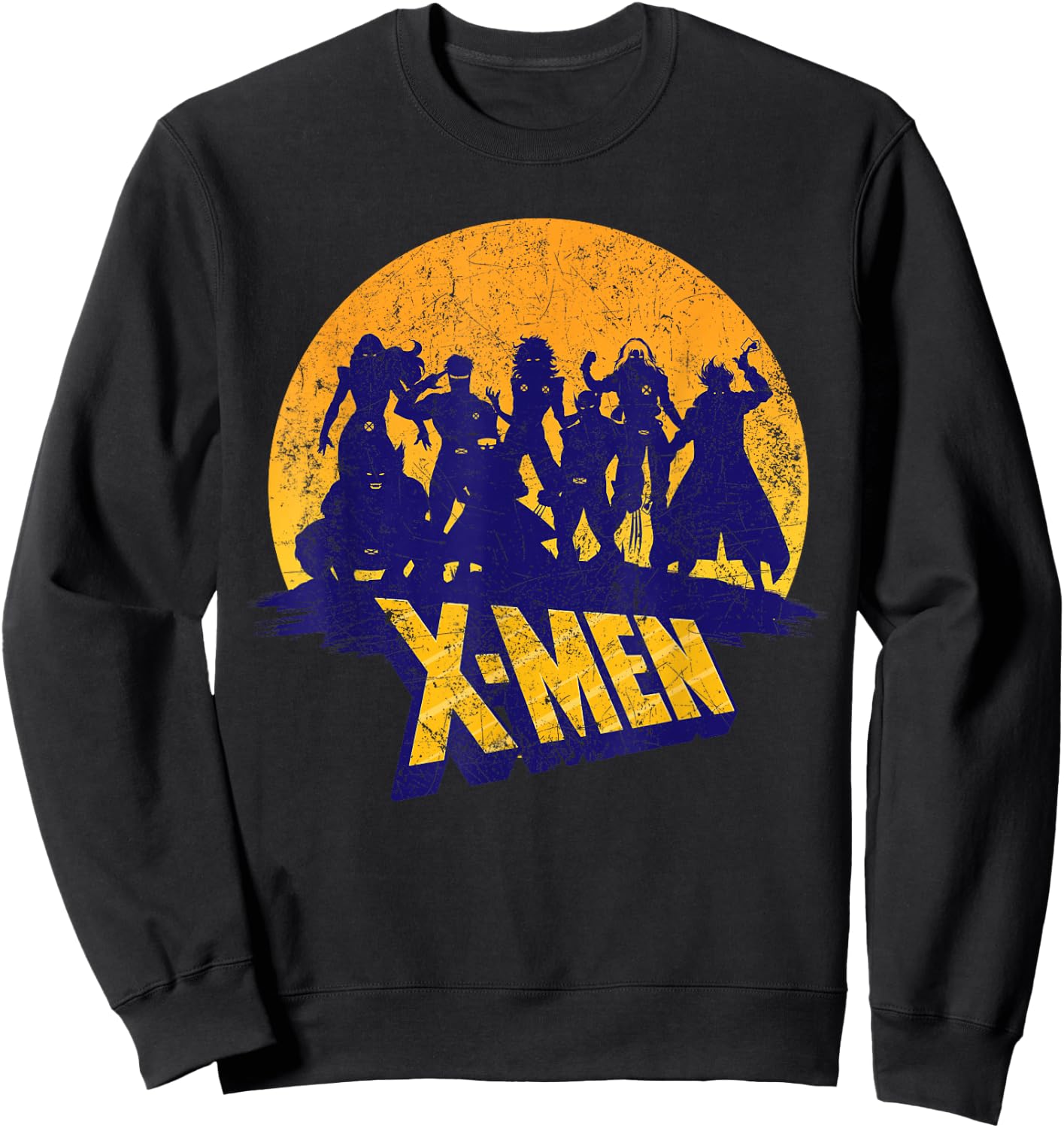 Marvel X-Men Logo and Mutants Classic Sweatshirt - Sweatshirt | Black