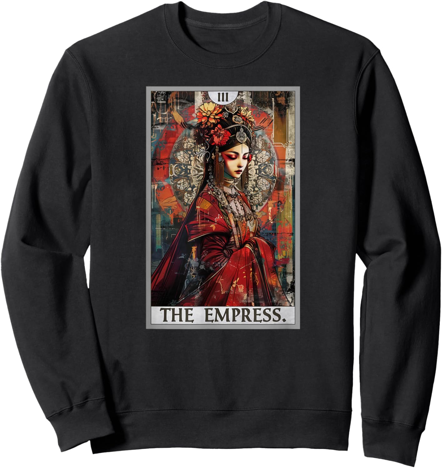 Tarot Cards Tarot Card 3 The Empress Sweatshirt - Sweatshirt | Black