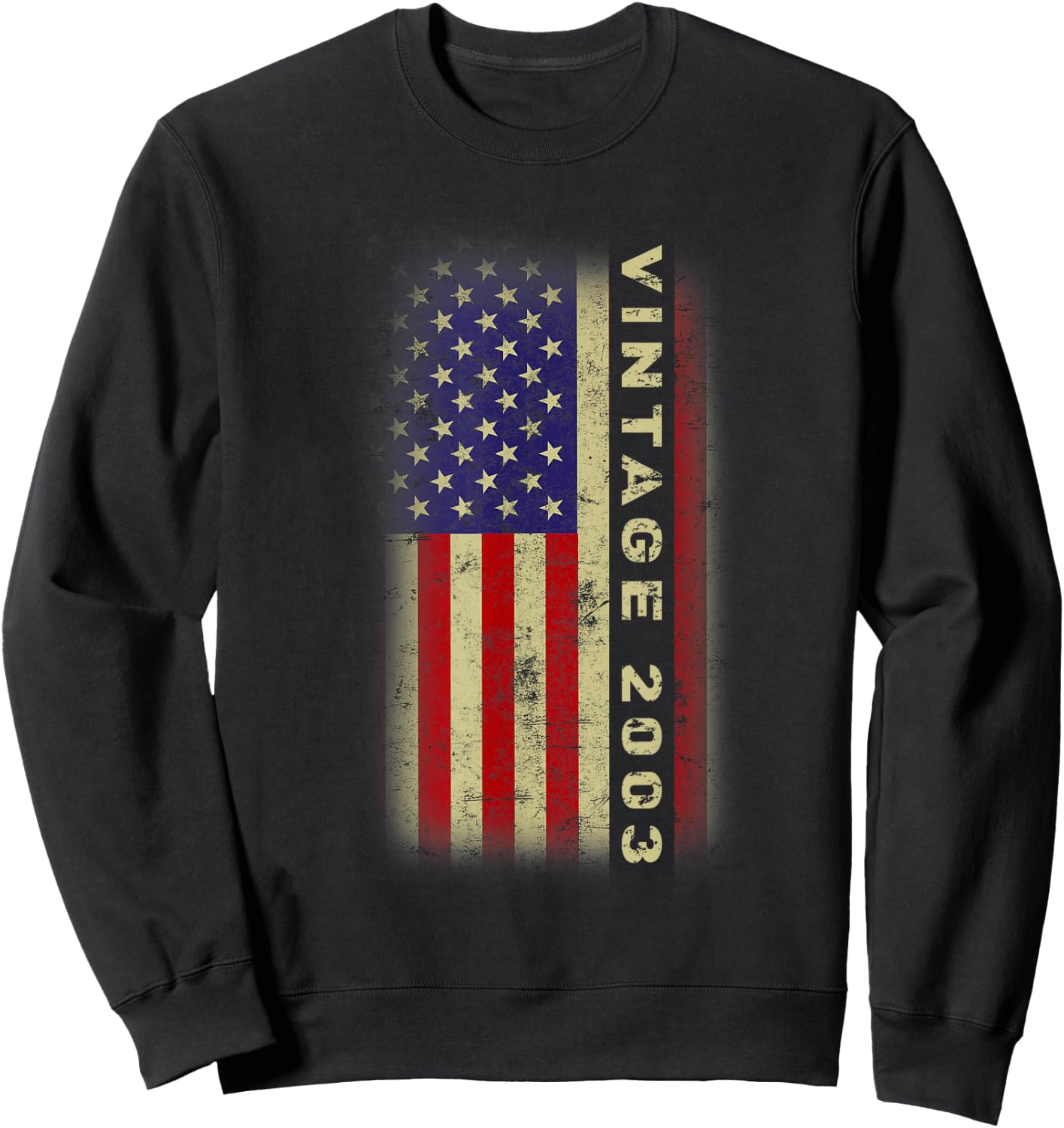 Vintage 2003 Cool 22 Year Old Bday Men Women 22nd Birthday Sweatshirt - Sweatshirt | Black