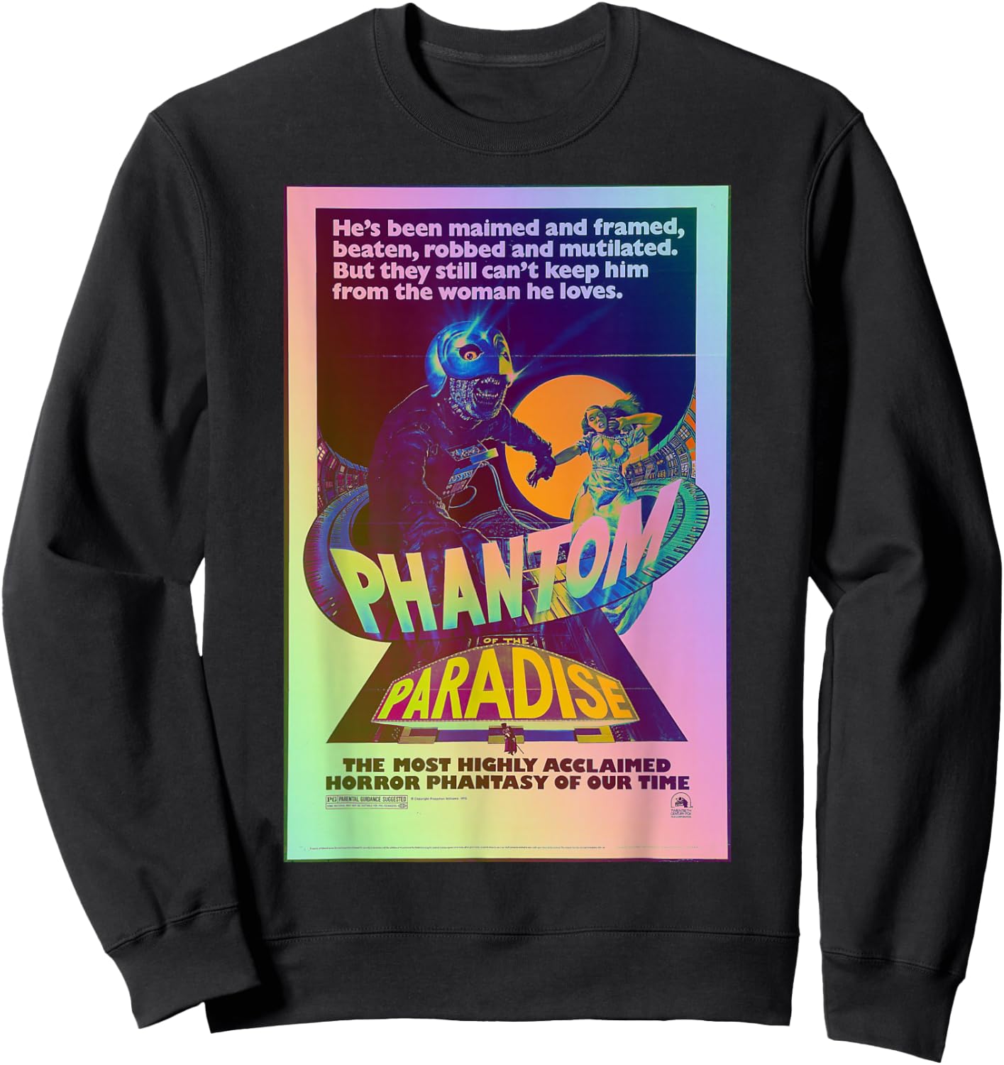Movie Classic Poster Rock and roll Phantom Sweatshirt - Sweatshirt | Black