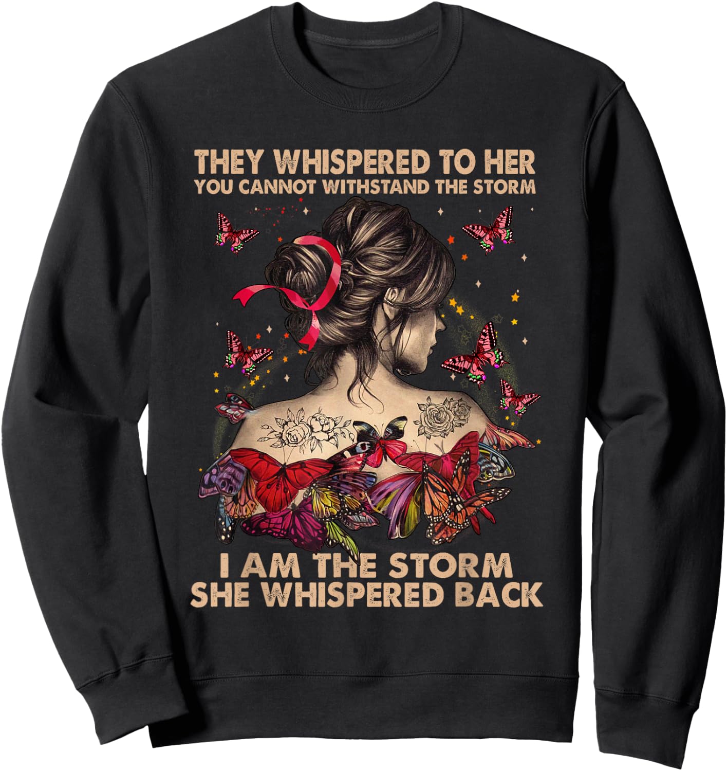 Hippie I Am The Storm Sweatshirt - Sweatshirt | Black