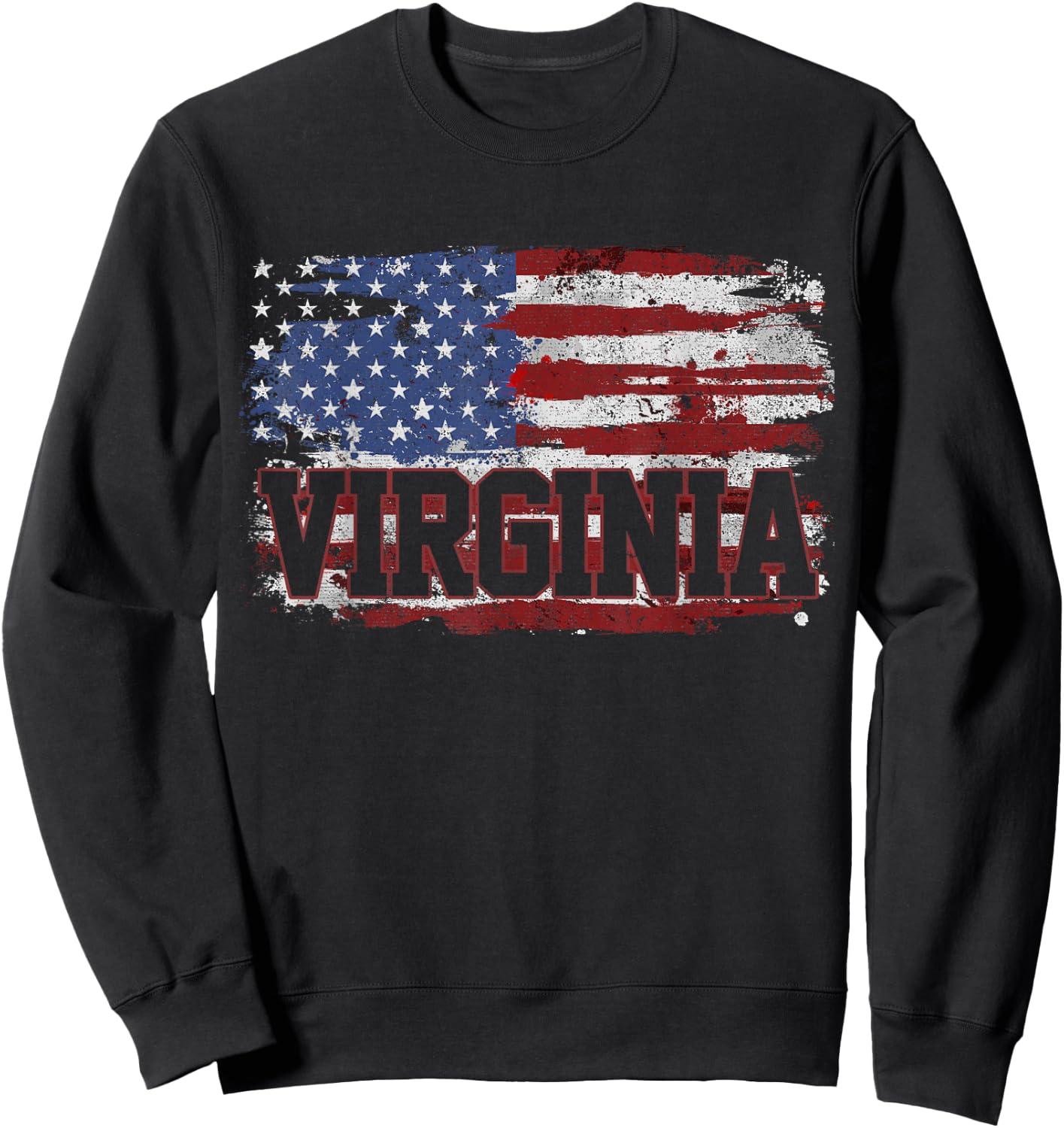 Virginia Vintage Sweatshirt - Sweatshirt | Black