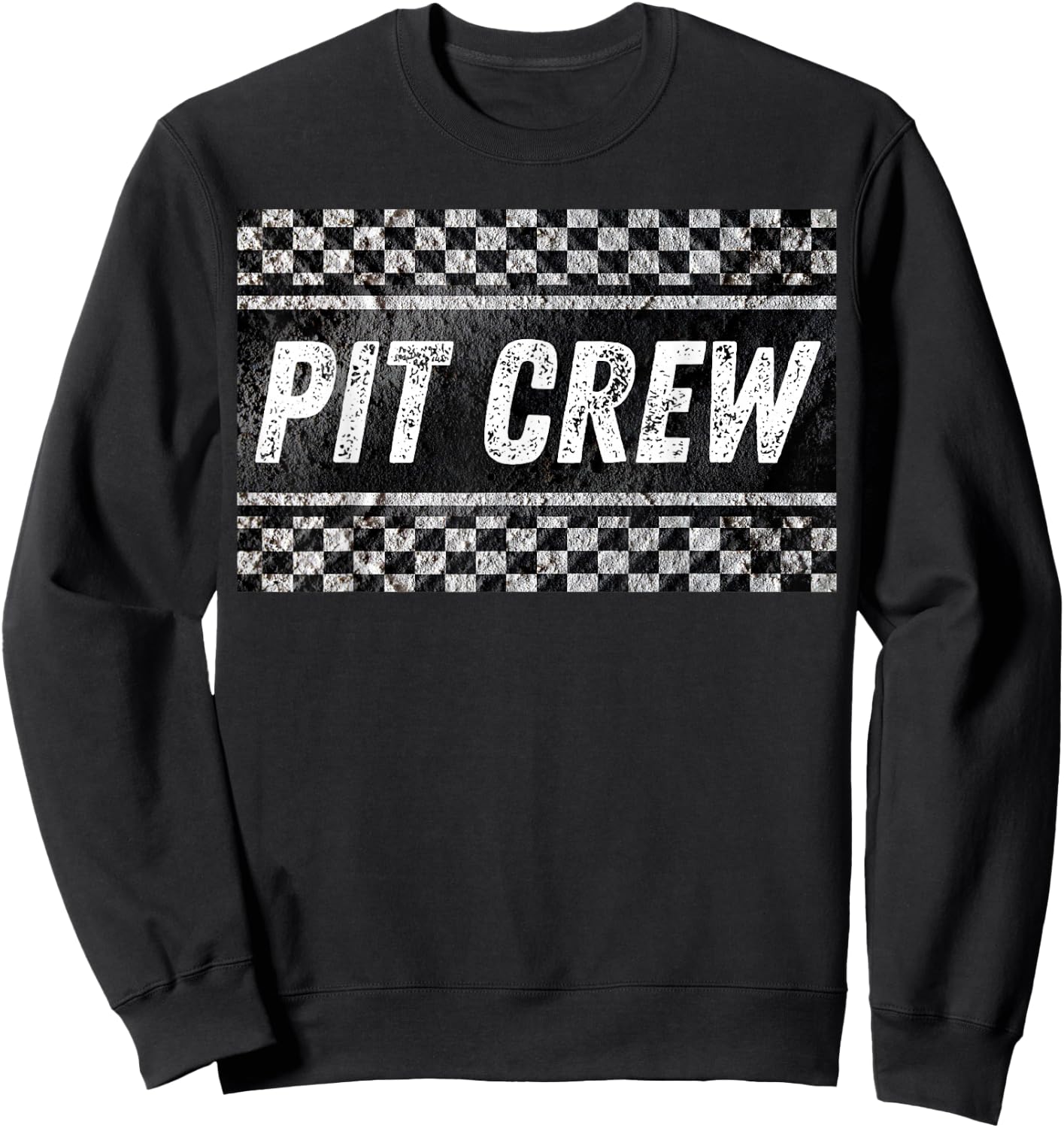 Pit Crew Costume For Racing Car Parties Sweatshirt - Sweatshirt | Black