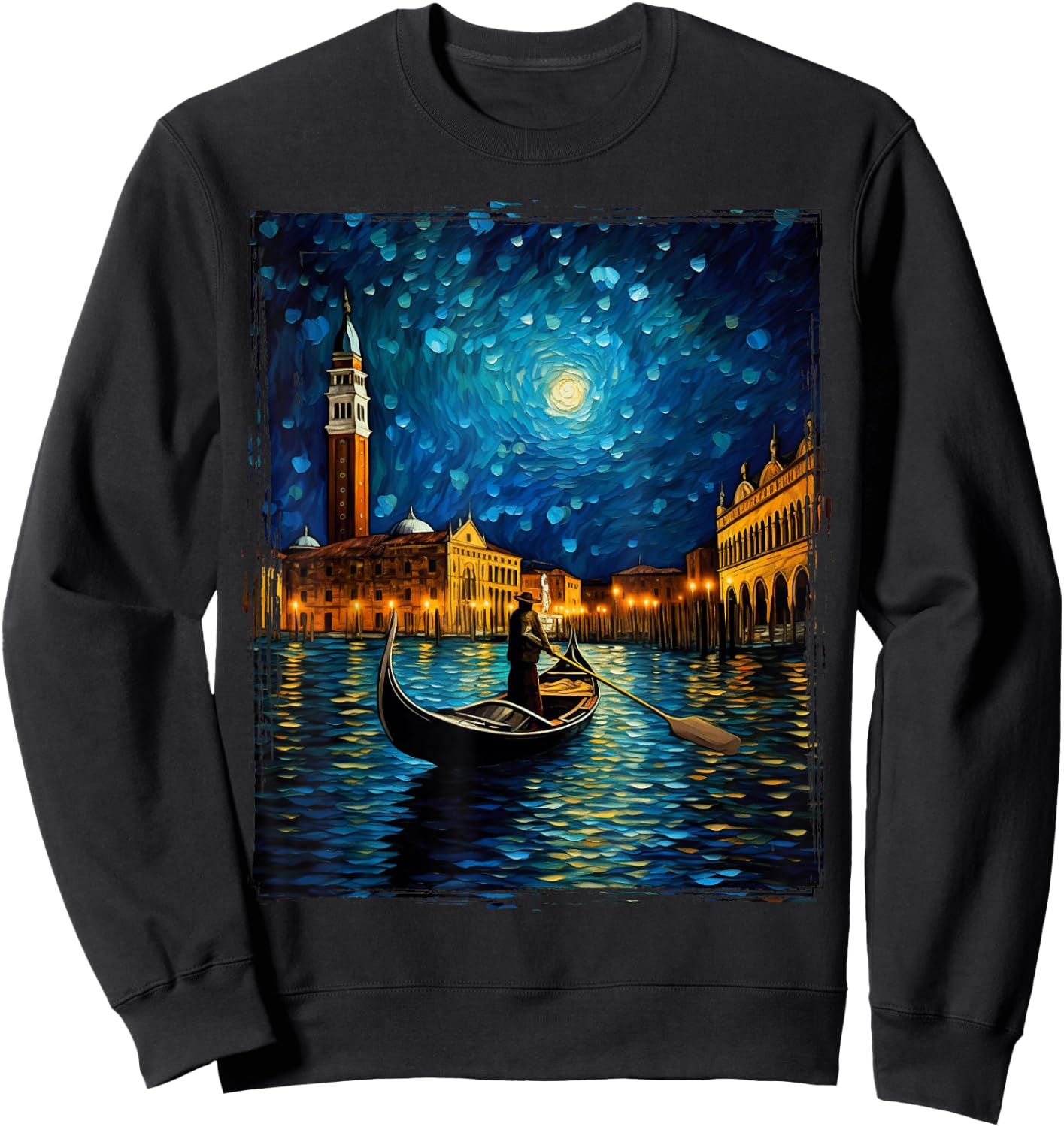 Venice Italy Venice Italian Souvenir Sweatshirt - Sweatshirt | Black