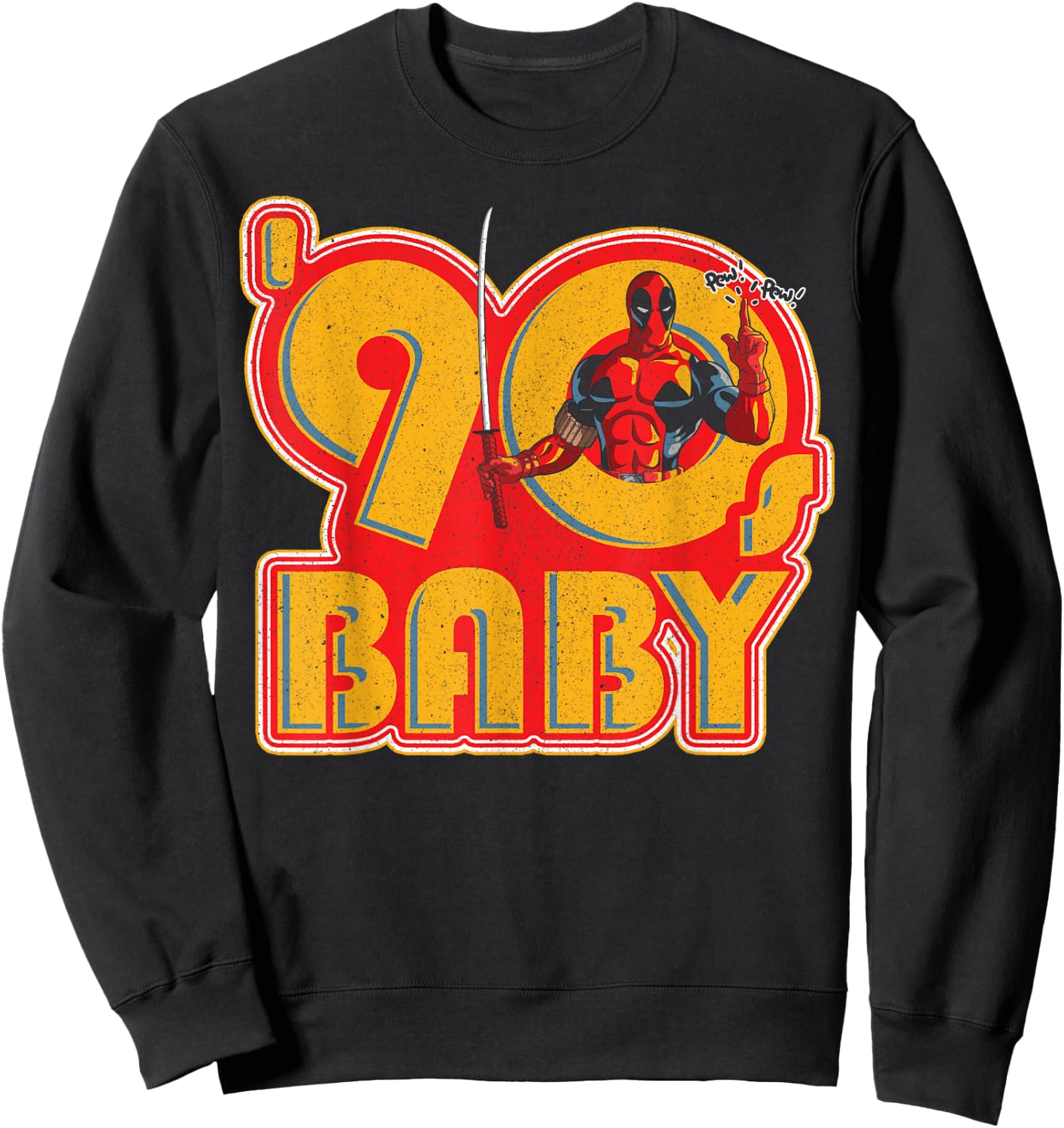 Marvel Deadpool 30th '90s Baby Sweatshirt - Sweatshirt | Black