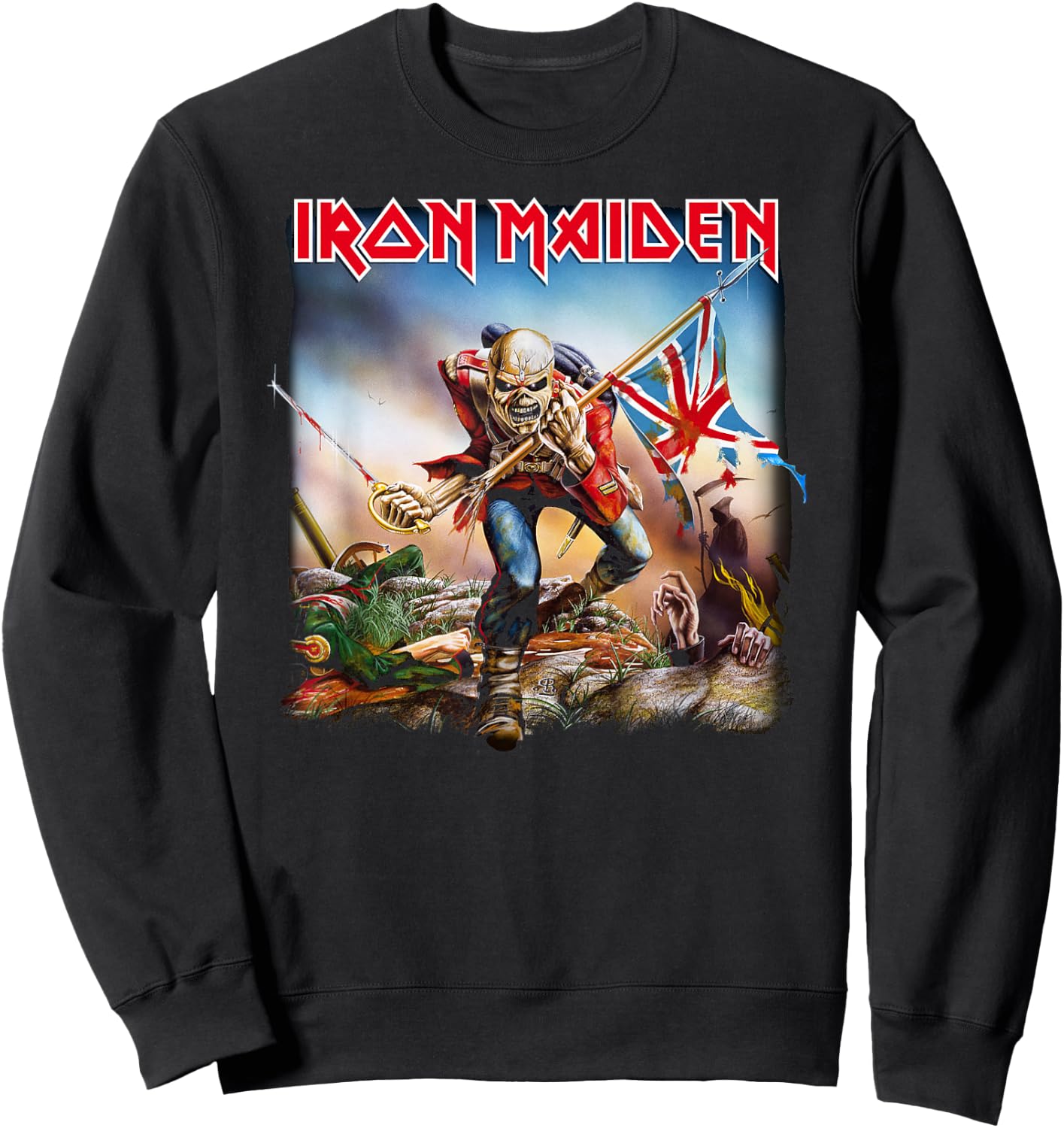 Iron Maiden - The Trooper Sweatshirt - Sweatshirt | Black
