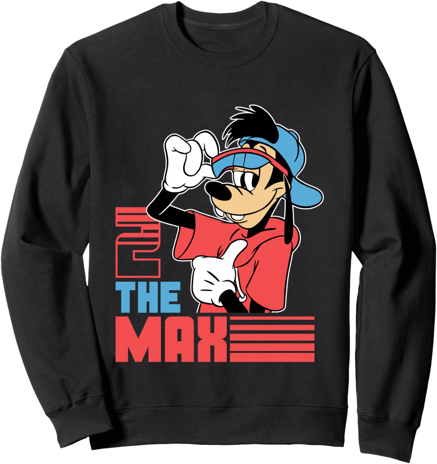 Disney A Goofy Movie 2 the Max 90s Sweatshirt - Sweatshirt | Black
