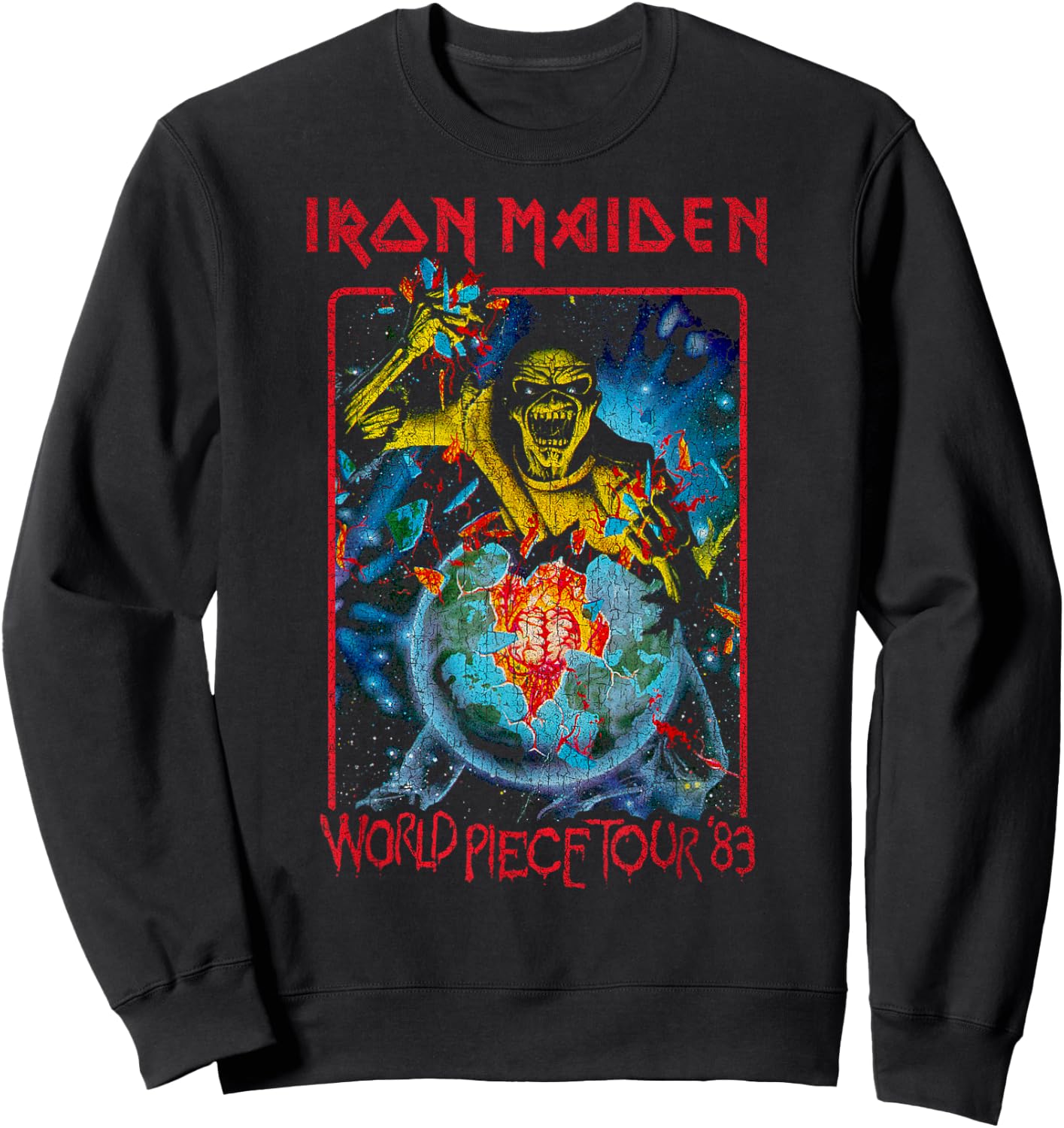 Iron Maiden - World Piece Tour '83 Sweatshirt - Sweatshirt | Black