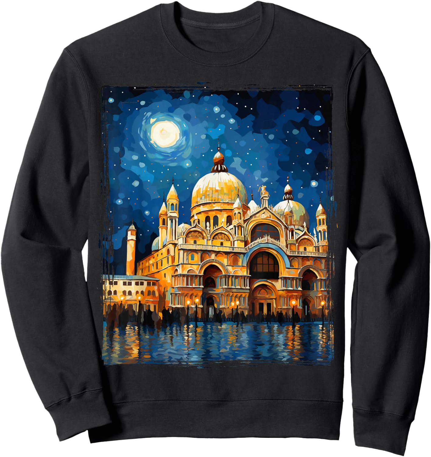 Venice Italy Venezia Italian Souvenir Sweatshirt - Sweatshirt | Black