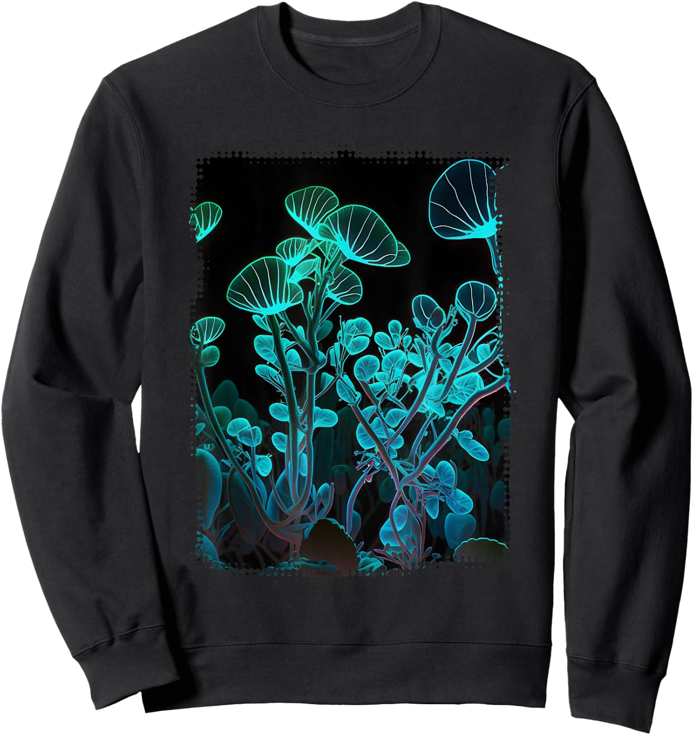 Bioluminescent Plants Nature Amazing Cool Sweatshirt - Sweatshirt | Black