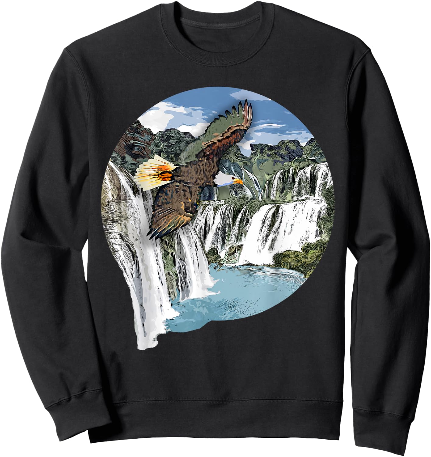 Bird Lover I Birds Of Prey I Eagle Sweatshirt - Sweatshirt | Black