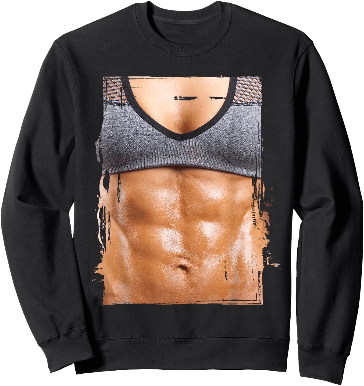 Fake Muscle I Woman Fitness Dream Woman Fitness Women Body Sweatshirt - Sweatshirt | Black