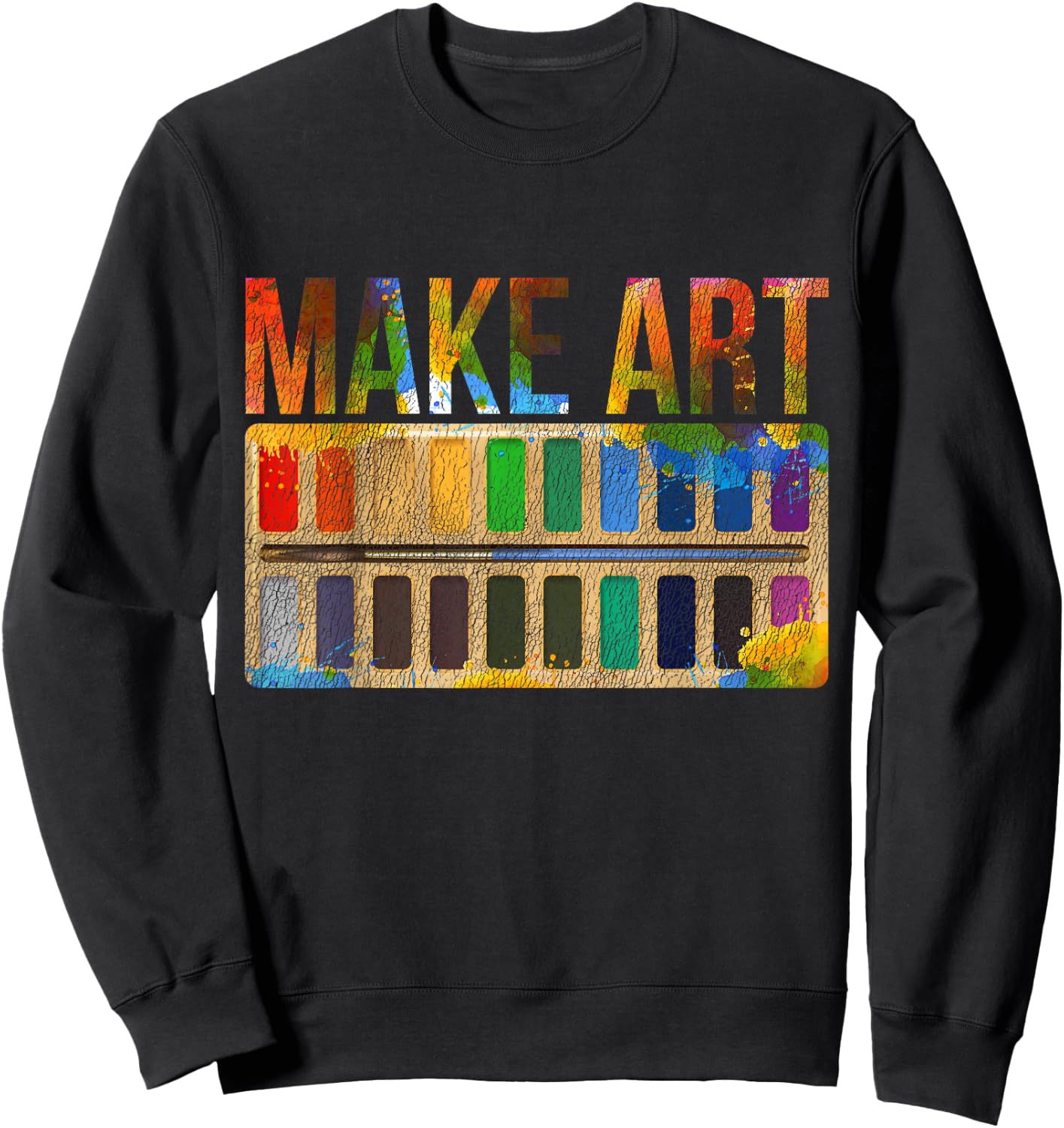 Make Art Artist Sweatshirt - Sweatshirt | Black